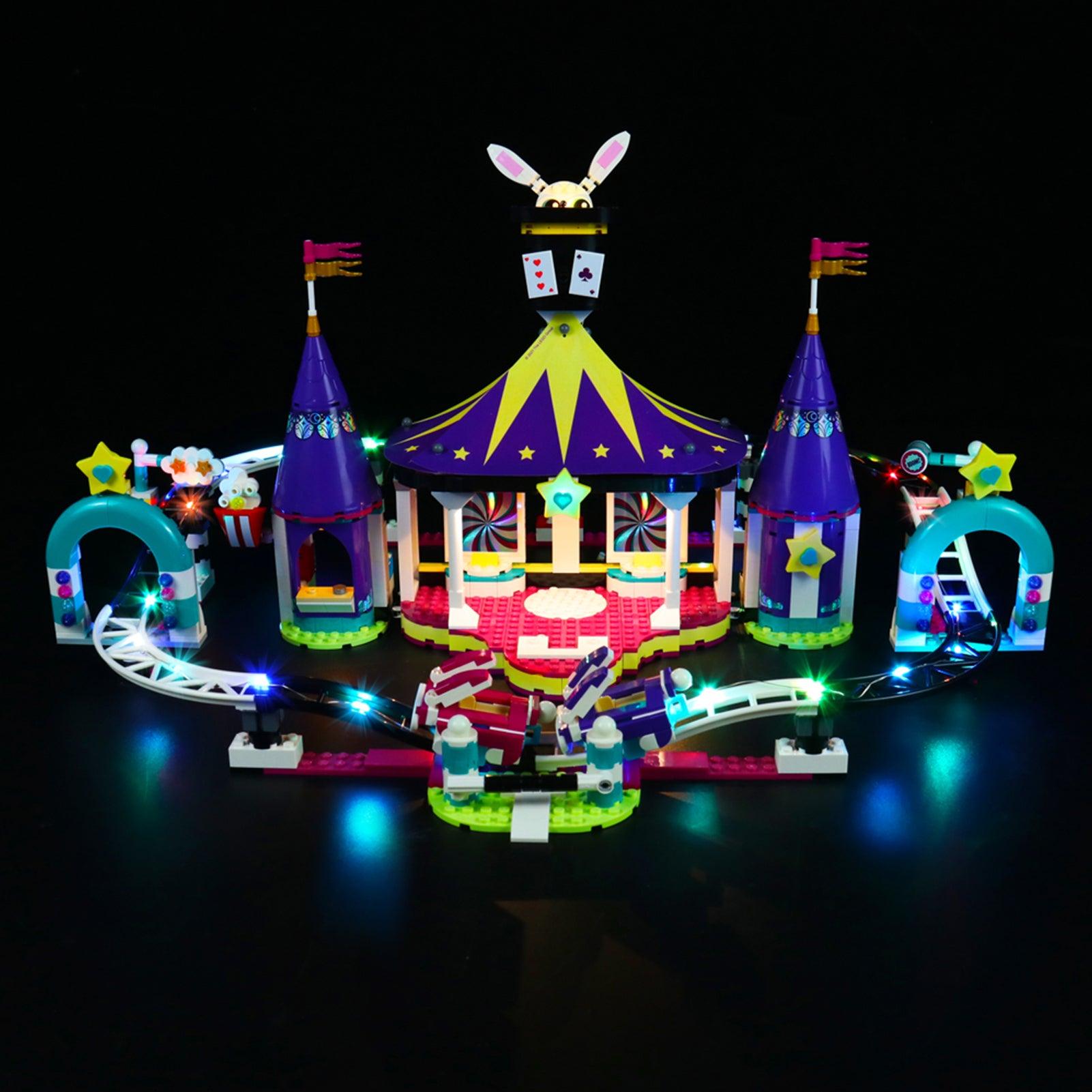 LEGO Friends Roller Coaster 41685 Light Kit - LED Lighting Set for Building Blocks | Perfect for Night Displays & Model Showcases