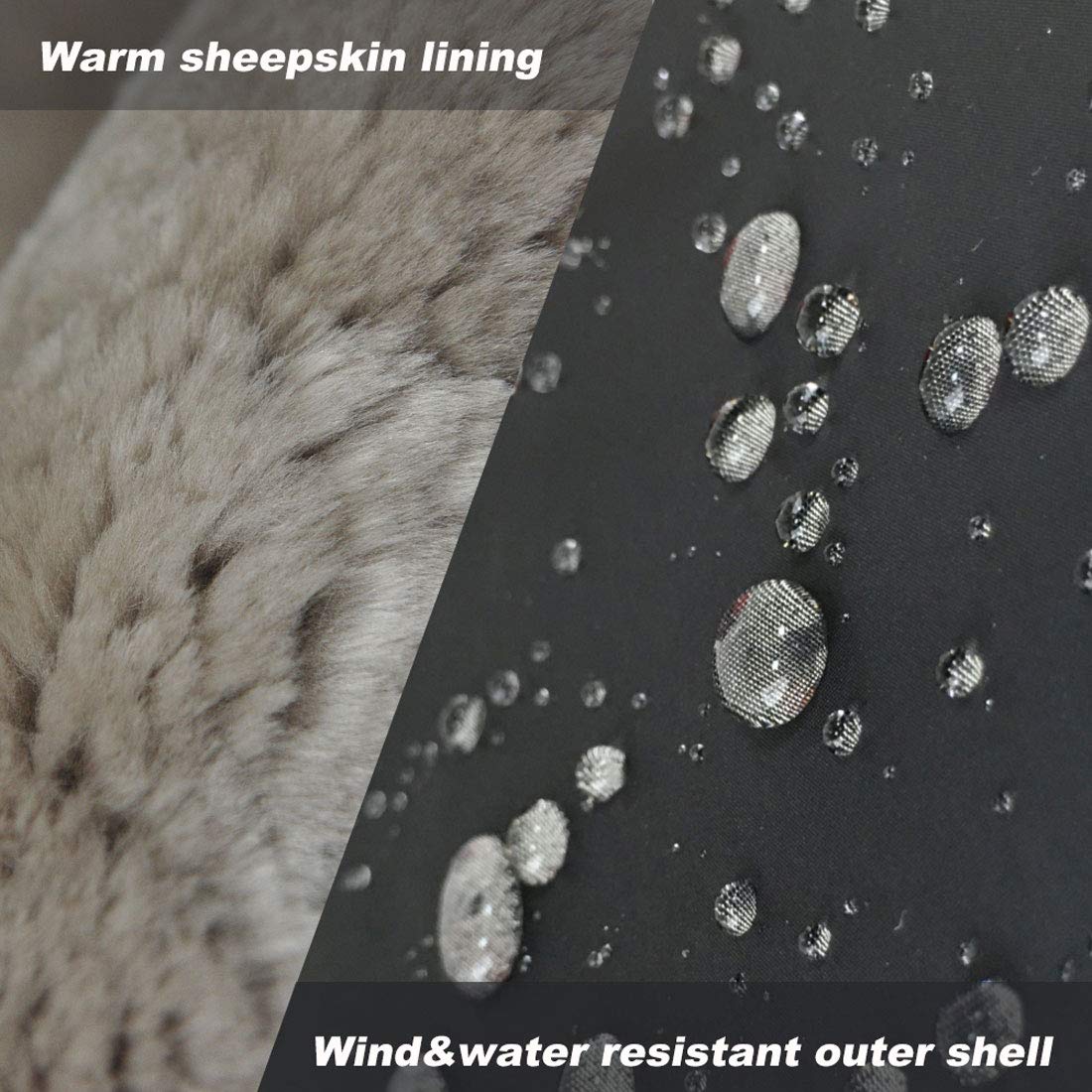 3 in 1 Australia Sheepskin Footmuff for Baby Strollers - Weatherproof & Adjustable Temperature Stroller Bunting Bag - Premium Lambskin Travel Accessory for Infants - Perfect for Winter Walks, Outdoor Adventures & Car Seat Compatibility