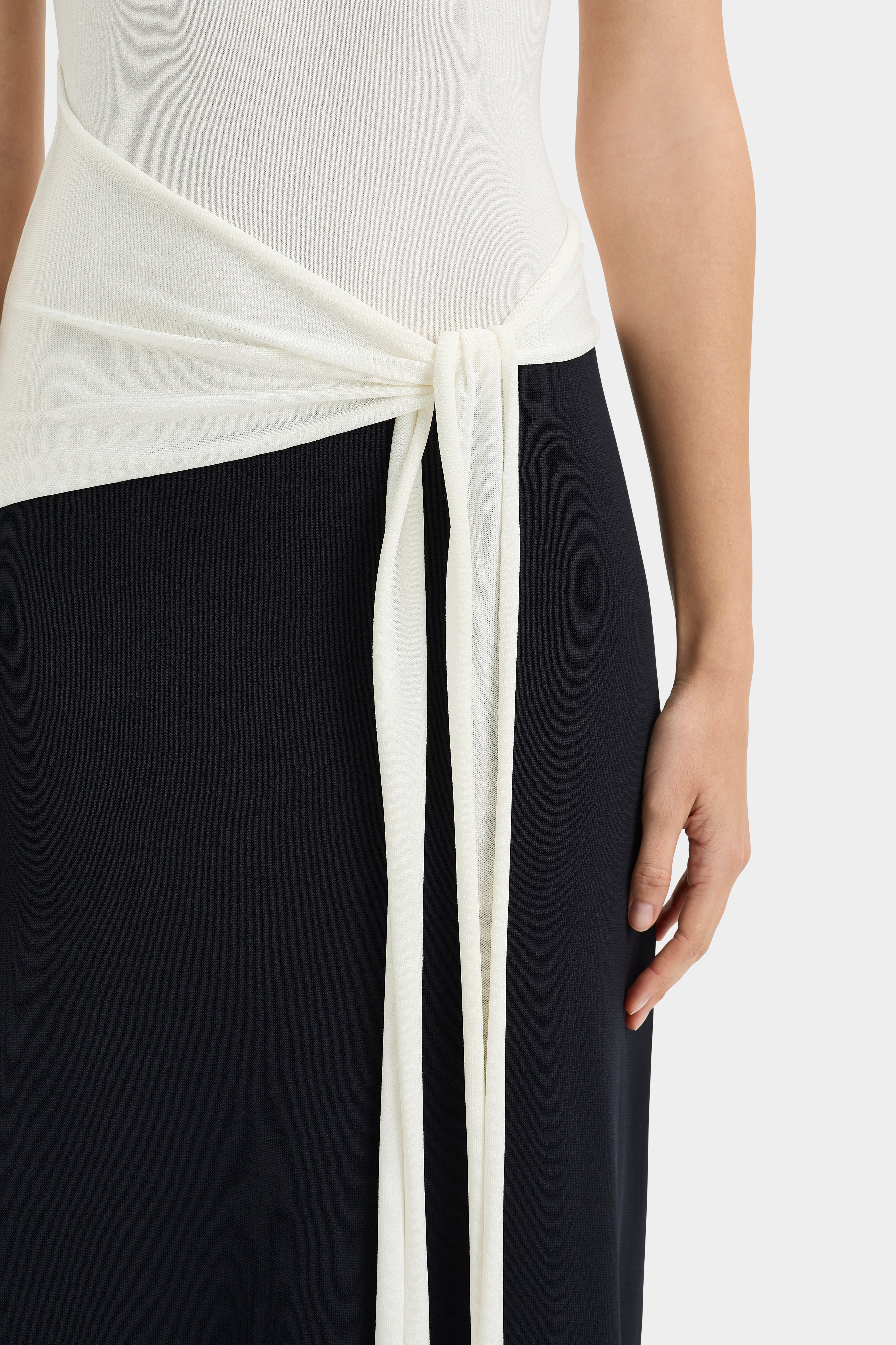 Emery Tie Waist Dress for Women - Flowy Summer Midi Dress with Adjustable Belt - Perfect for Beach Vacations, Date Nights & Office Wear