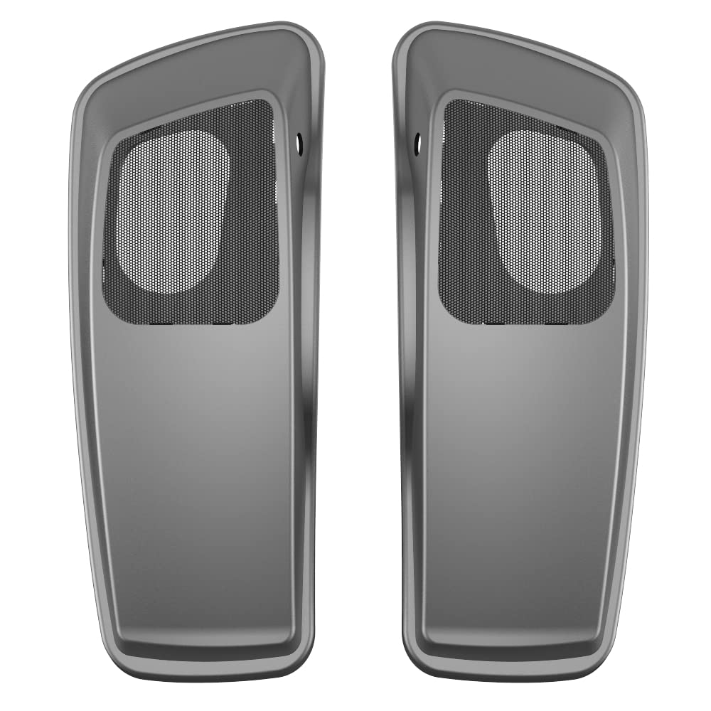 Premium 6X9 Saddlebag Speaker Lids for 2014+ Harley Davidson Touring Bikes - Color Matched Replacement Covers - Perfect for Road Trips & Music Lovers