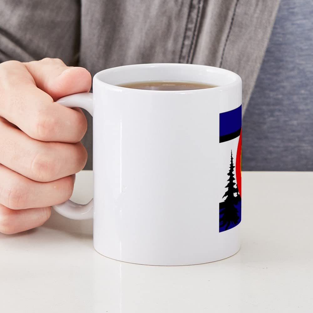 Colorado Themed 11 oz (325 ml) Ceramic Coffee Mug - Perfect for Home, Office & Gifts - Durable & Dishwasher Safe Travel Mug for Tea & Hot Beverages