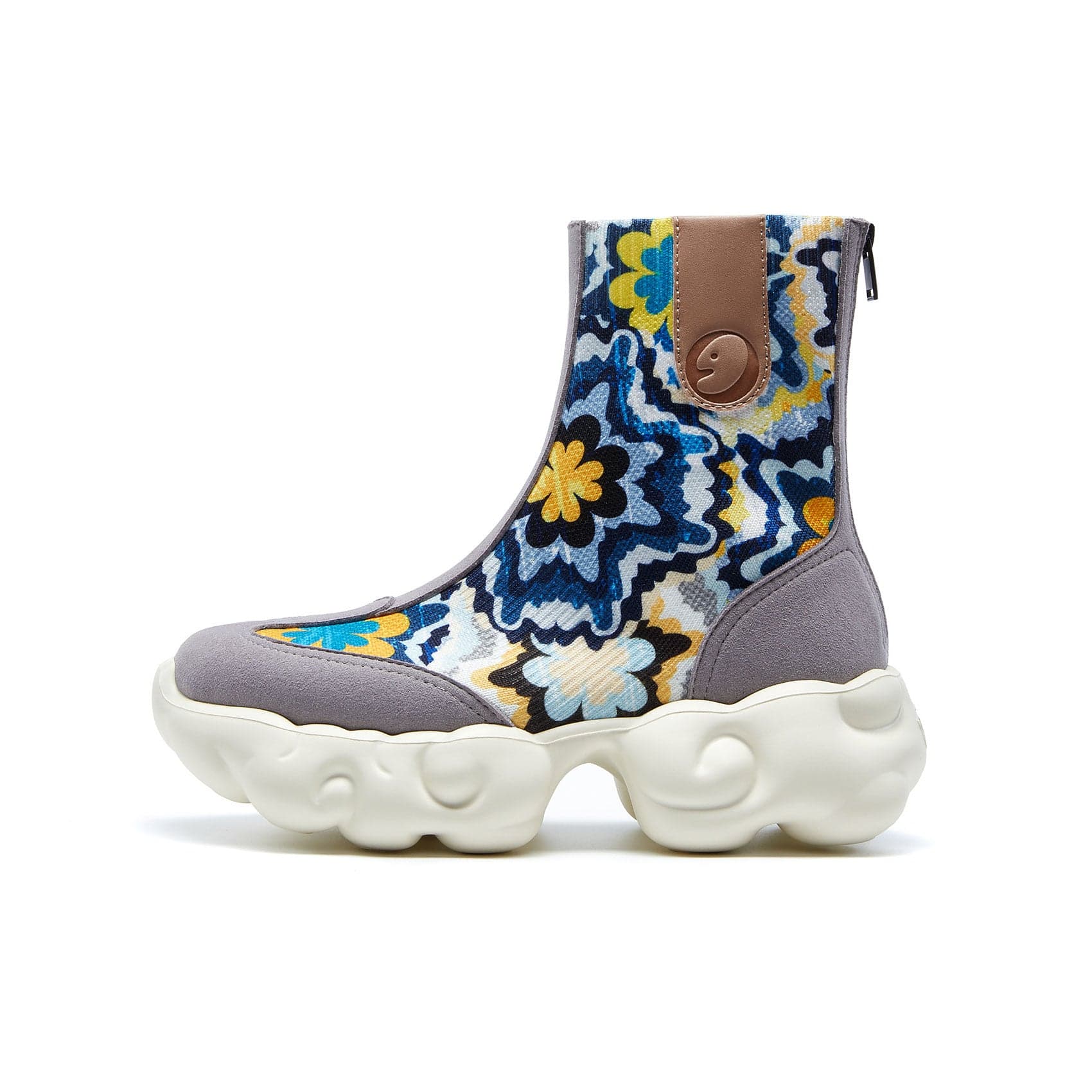 Colorful Floral Print Women's Cloud IV Sneakers - Perfect for Running, Walking & Casual Wear