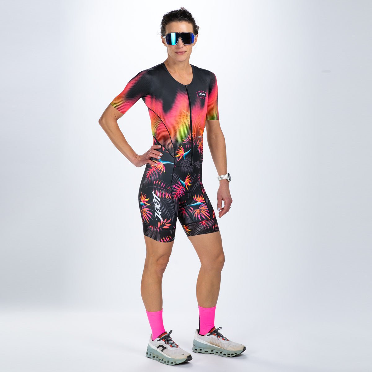 Women's Limited Edition Tri Aero FZ Racesuit - High Performance Triathlon Suit for Competitive Swimmers & Cyclists | Perfect for Tropical Climate Training & Racing