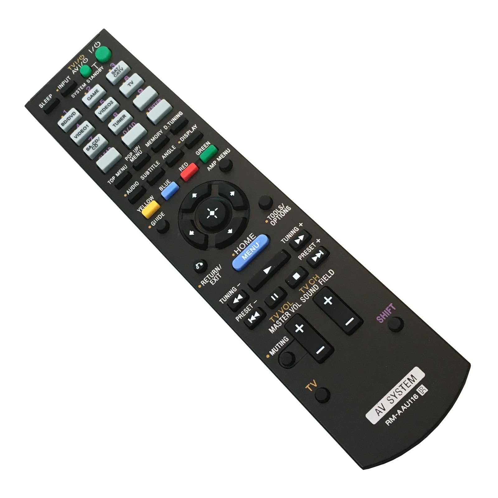 Original Sony RM-AAU116 Replacement Remote Control for STR-DH740/STR-DH830 AV Receiver - Perfect for Home Theater & Entertainment System Setup