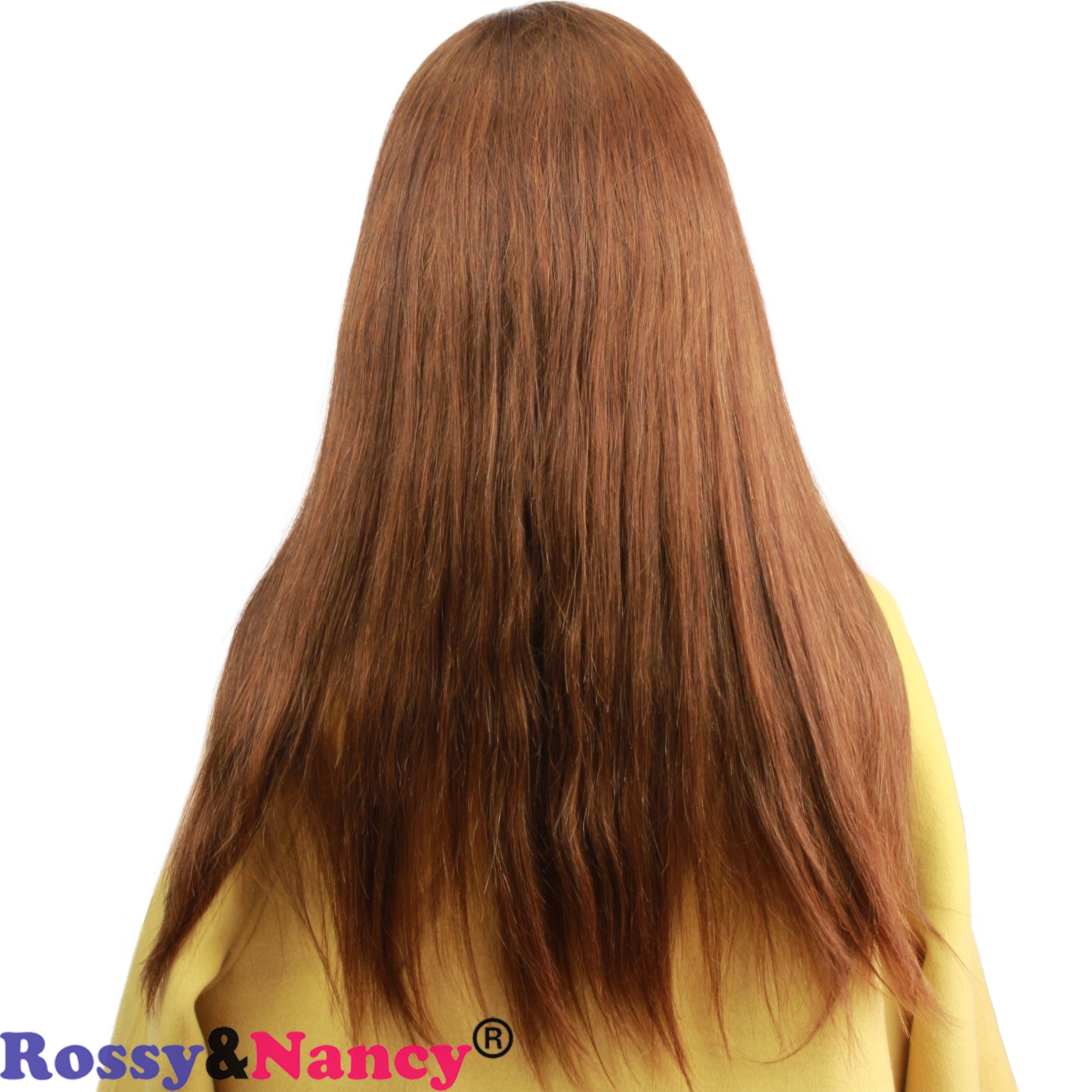 #4 Brown Glueless Brazilian Virgin Human Hair Wig - 130% Density Full Lace Wig with Baby Hair & Pre-Plucked Natural Hairline for Black Women | Perfect for Daily Wear, Special Occasions & Protective Styling