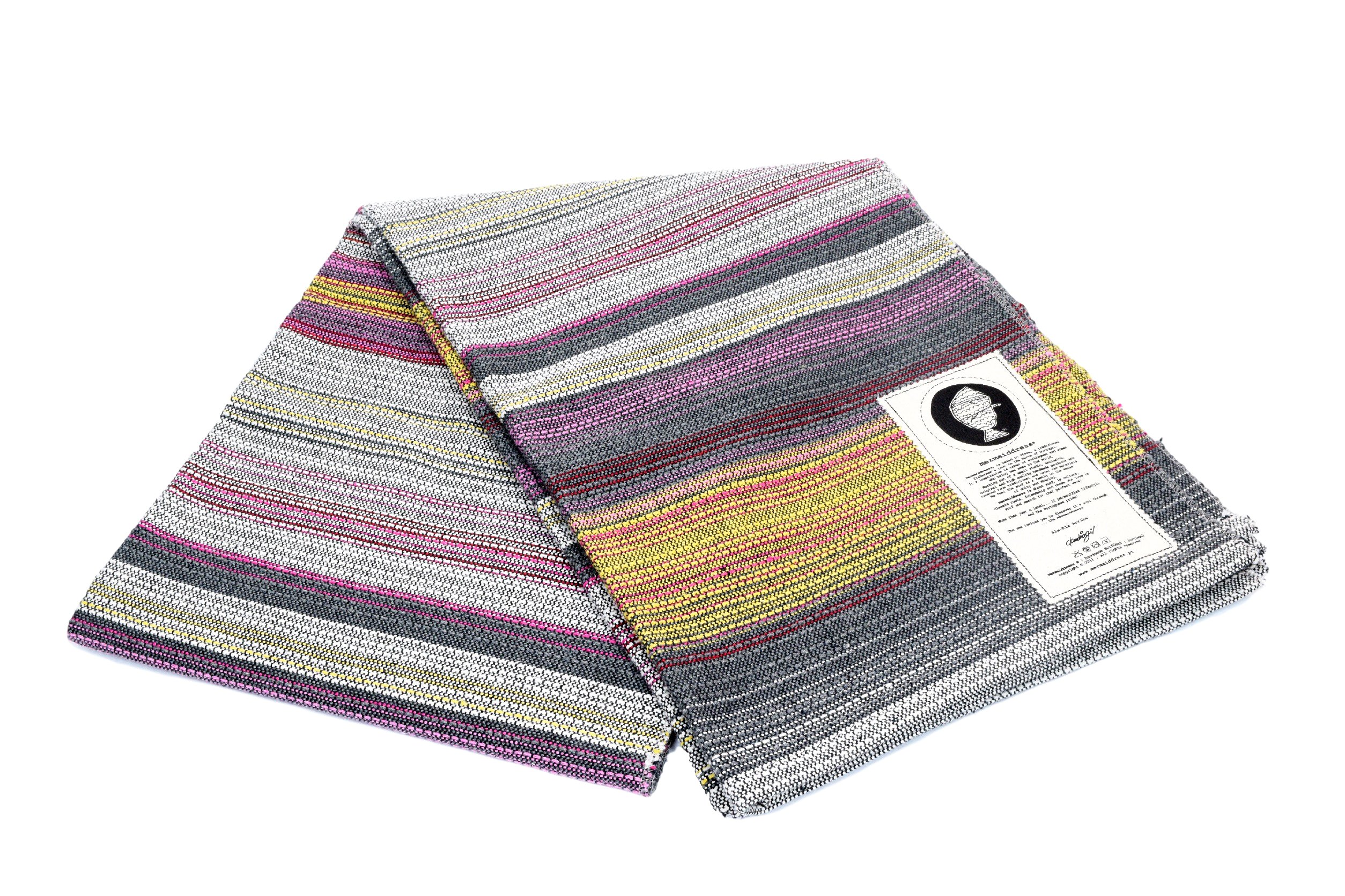 Handwoven 100% Cotton Outdoor Yoga Blanket - Eco-Friendly Beach Picnic Blanket & Decorative Throw for Patio, Couch, Chairs | Perfect for Yoga, Beach Days, Picnics & Home Decor