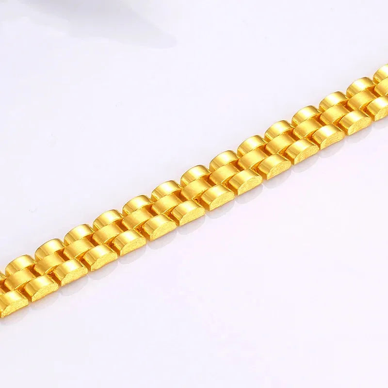 24K Pure Gold Bracelet for Women - 999 Solid Real Gold Bangle with Floral Design, Classic & Trendy Fine Jewelry Gift for Her - Perfect for Weddings, Anniversaries & Special Occasions (2023 New Arrival)