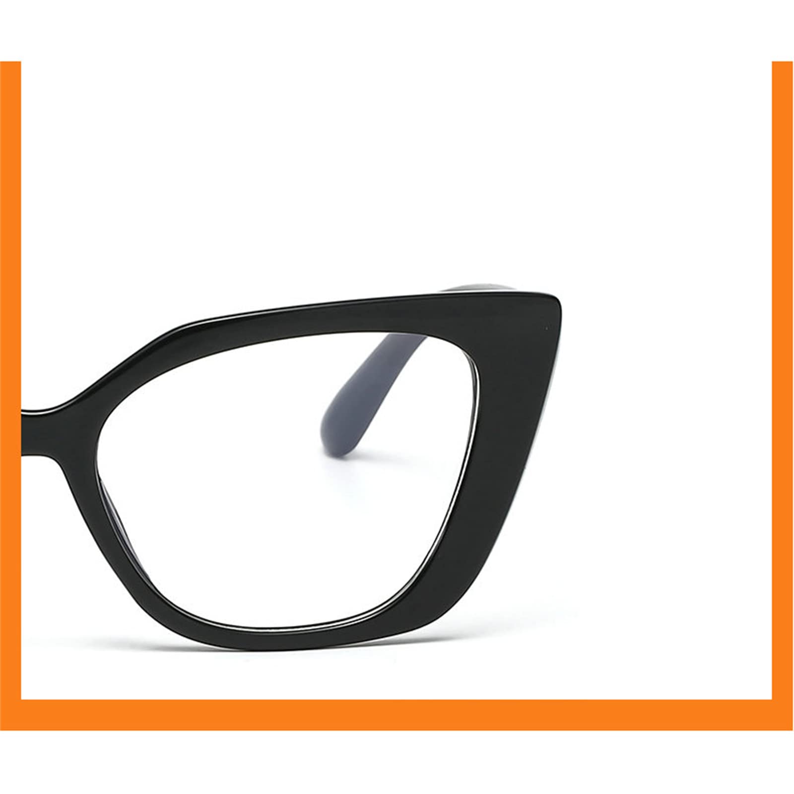 Stylish Oversized Cat Eye Reading Glasses for Women - Blue Light Blocking Bifocal Safety Eyewear with Clear Lenses | Perfect for Computer Work, Reading & Night Driving
