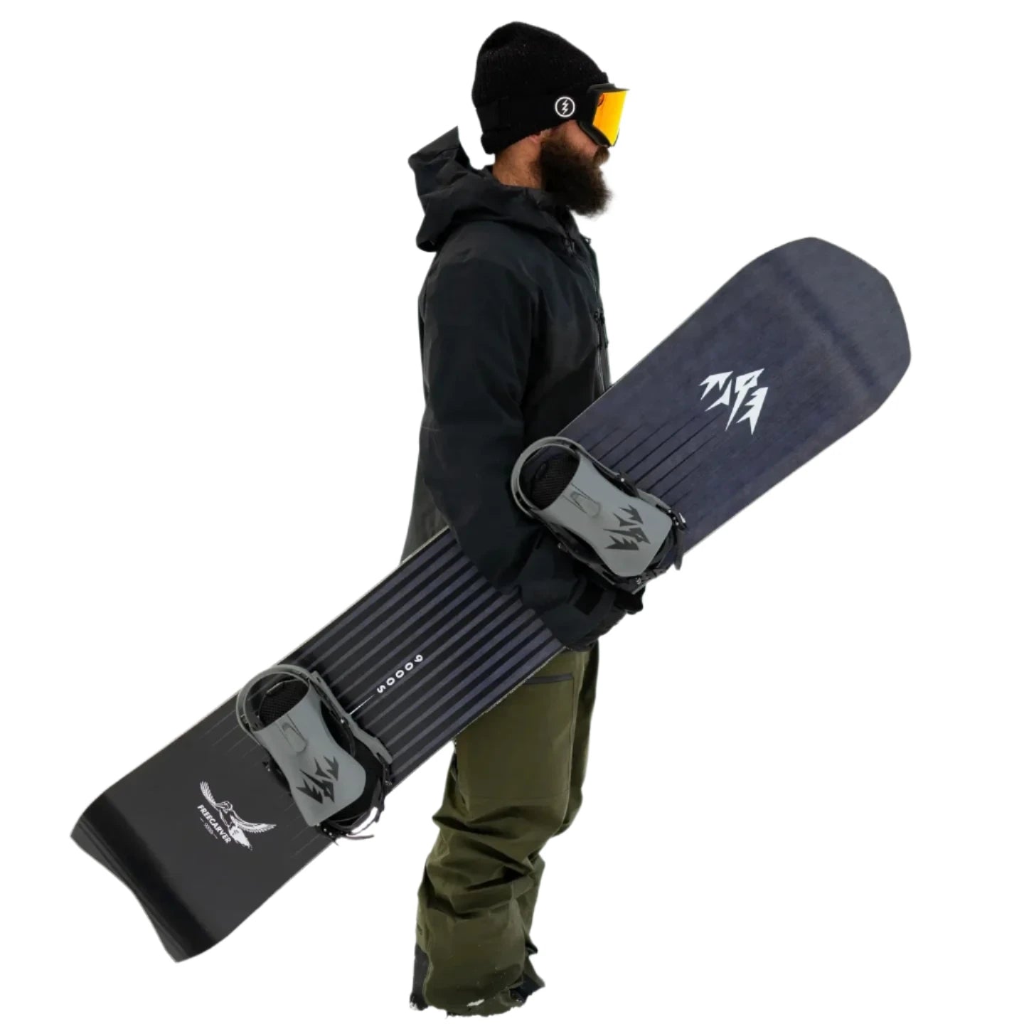 Jones Freecarver 9000s All-Mountain Snowboard 2025 - Premium Freeride & Carving Board for Powder & Groomed Runs | Perfect for Backcountry Exploration & Resort Riding