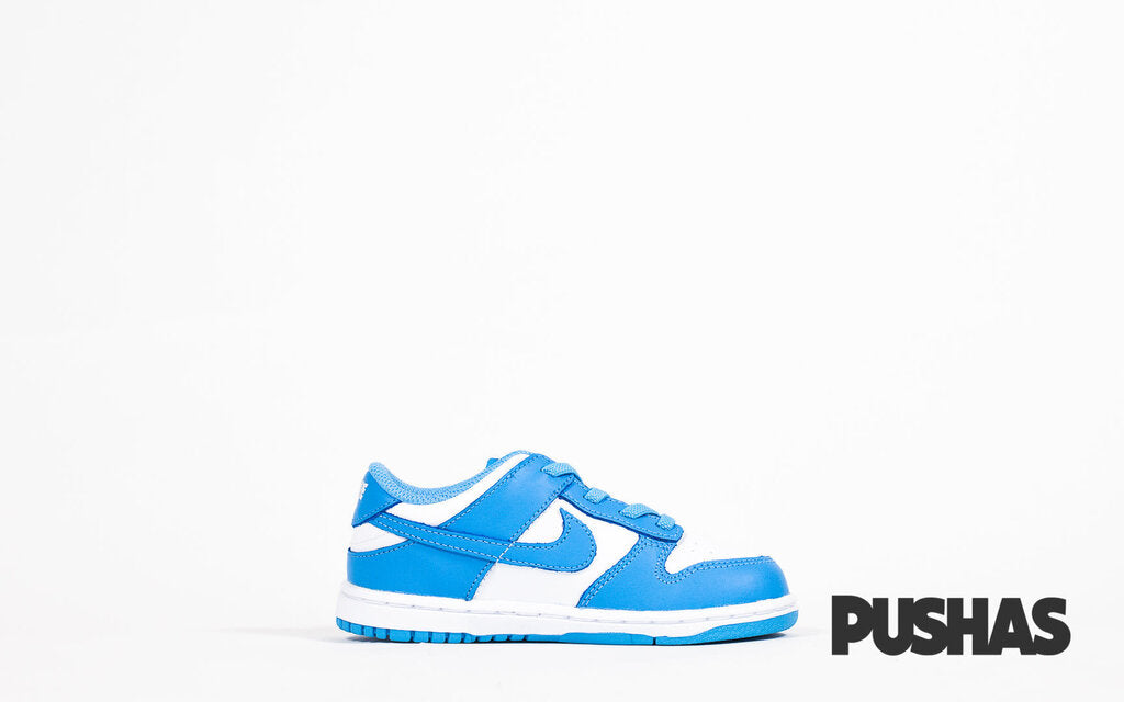 Nike Dunk Low 'UNC' 2021 TD - Men's Basketball Shoes, Classic Blue & White Colorway, Comfortable Sneakers for Casual Wear, Street Style & Sports