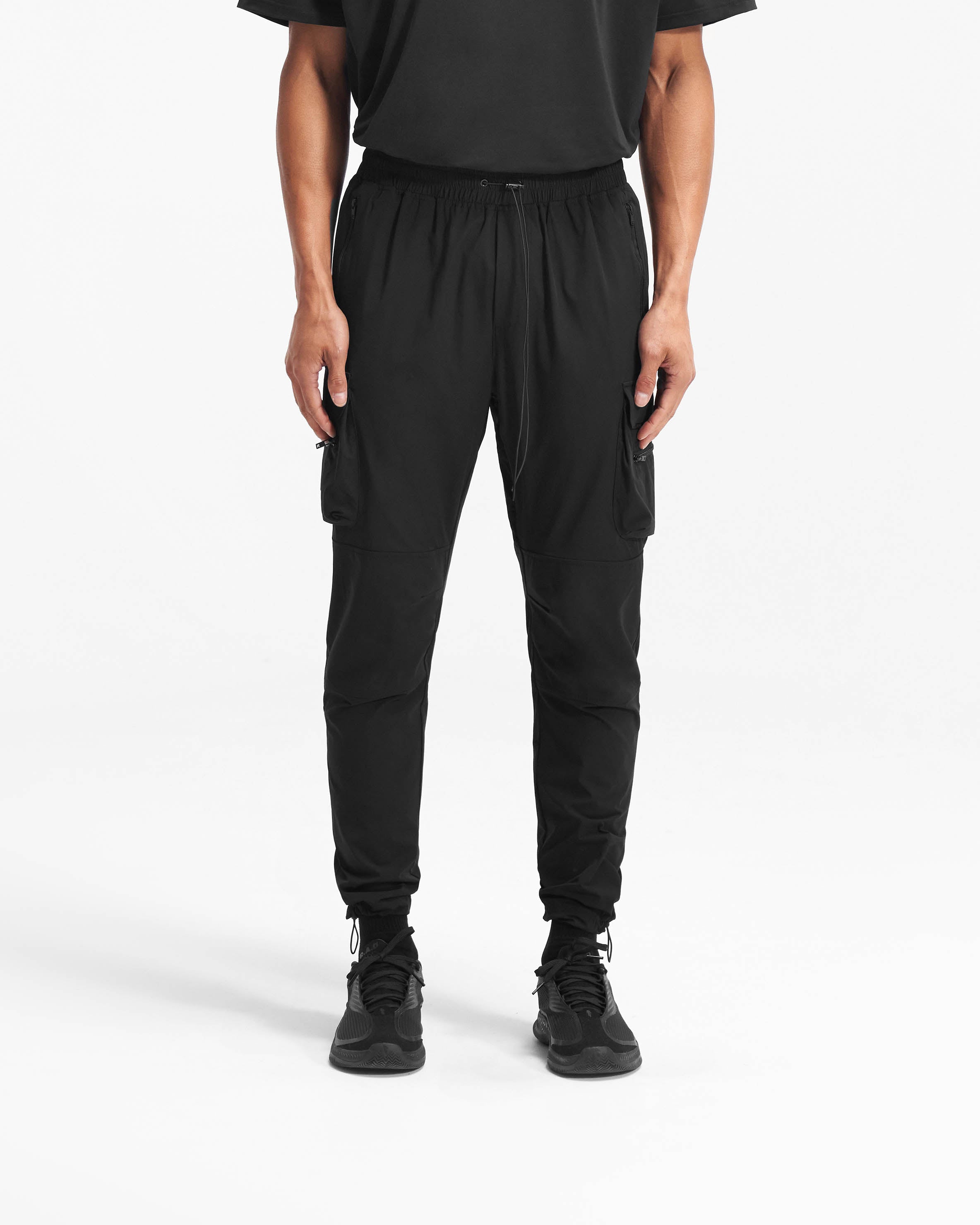 247 Men's Stretch Work Pants - Black | Comfortable & Durable for Office, Travel & Casual Wear