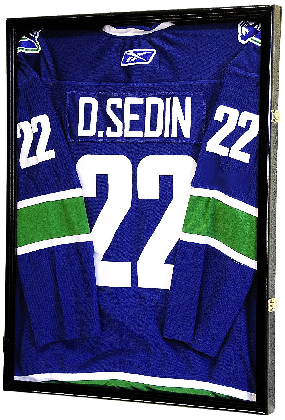 98% UV Protection Sports Jersey Display Case - Baseball, Football, Basketball, Soccer, Hockey Jersey Shadow Box Wall Mount for Memorabilia & Fan Cave Decor