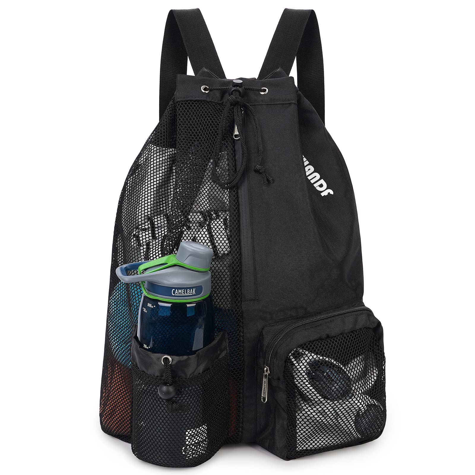 Waterproof Mesh Swim Bag with Wet Pocket - Drawstring Backpack for Swimming, Beach, Gym & Sports Gear | Perfect for Pool, Travel & Workout Accessories Storage
