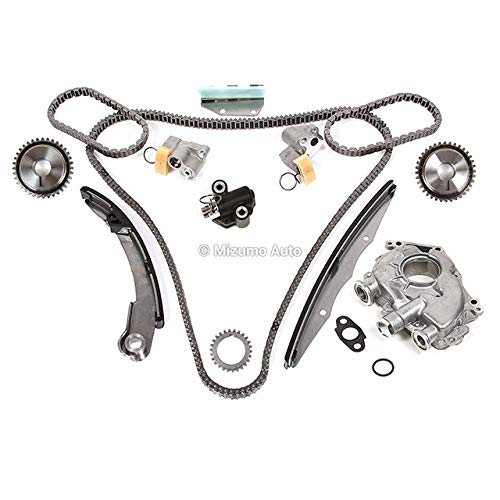 Mizumo Auto MA-4216898899 Timing Chain Kit with Oil Pump - Compatible with 2005-2010 Nissan Pathfinder, Frontier, Xterra VQ40DE Engine - Perfect for Engine Repair & Maintenance