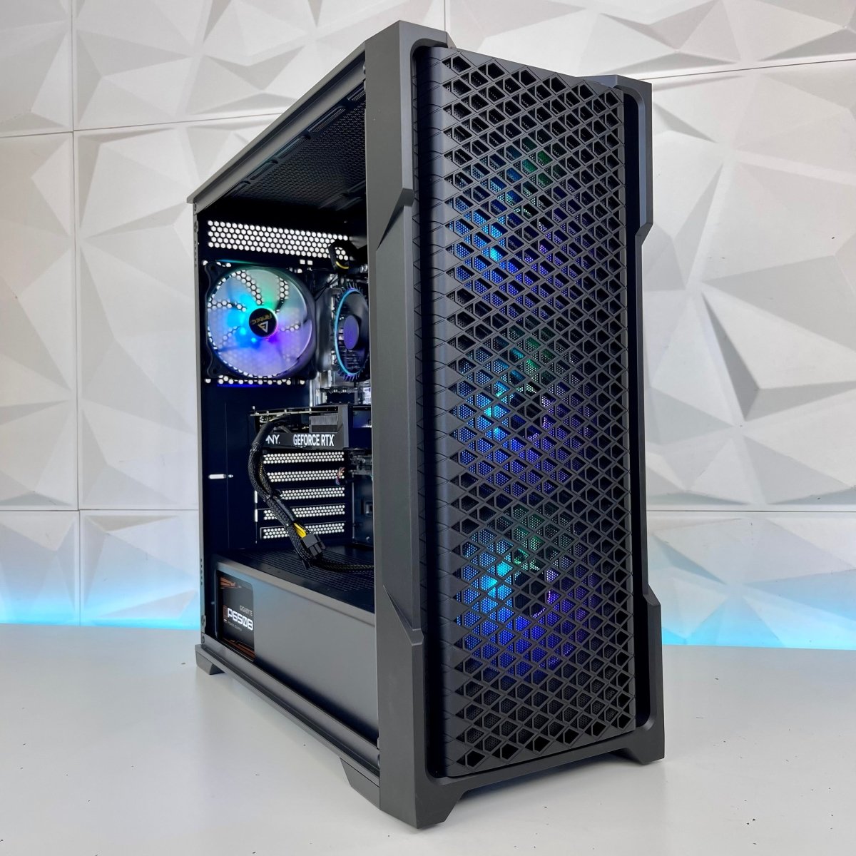 Best iGaming PC with Intel Core i5/i7 & RTX 4060/4060 Ti/5070 or AMD 9070/9070 XT - SageBlaze Blue | High-Performance Gaming Desktop for Esports, Streaming & VR