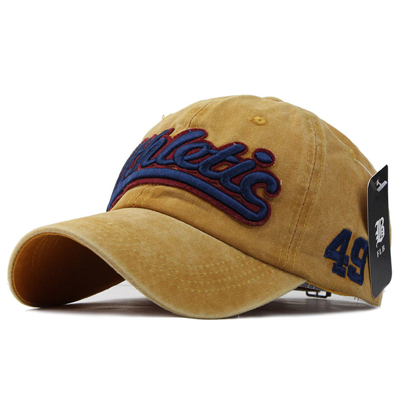 Custom Embroidered Athletic Baseball Cap for Men & Women - Breathable Adjustable Sports Hat for Running, Golf, and Outdoor Activities