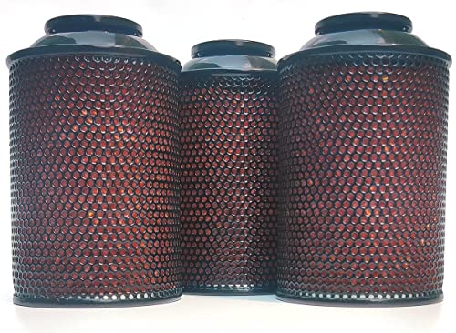 FULLBOW 200g Silica Gel Dehumidifier - Gun Safe & Tool Box Moisture Absorber, Reusable Desiccant Canister (3 Pack) - Prevent Rust & Protect Firearms, Tools, Electronics in Humid Conditions