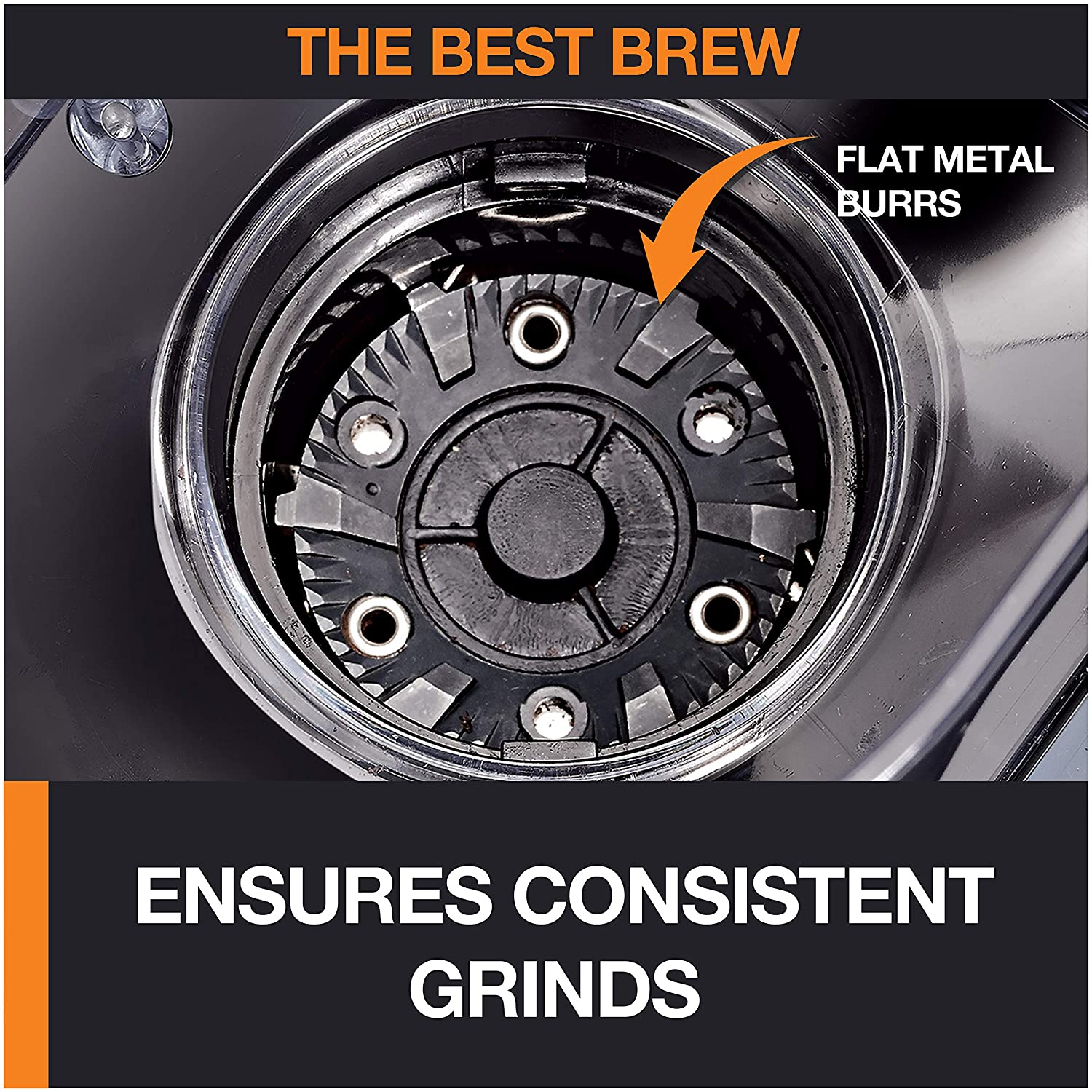 KRUPS GVX2012 Premium Burr Coffee Grinder - Blemished Packaging (Full Warranty Included) for French Press, Espresso & Drip Coffee Makers - Perfect for Home & Office Use