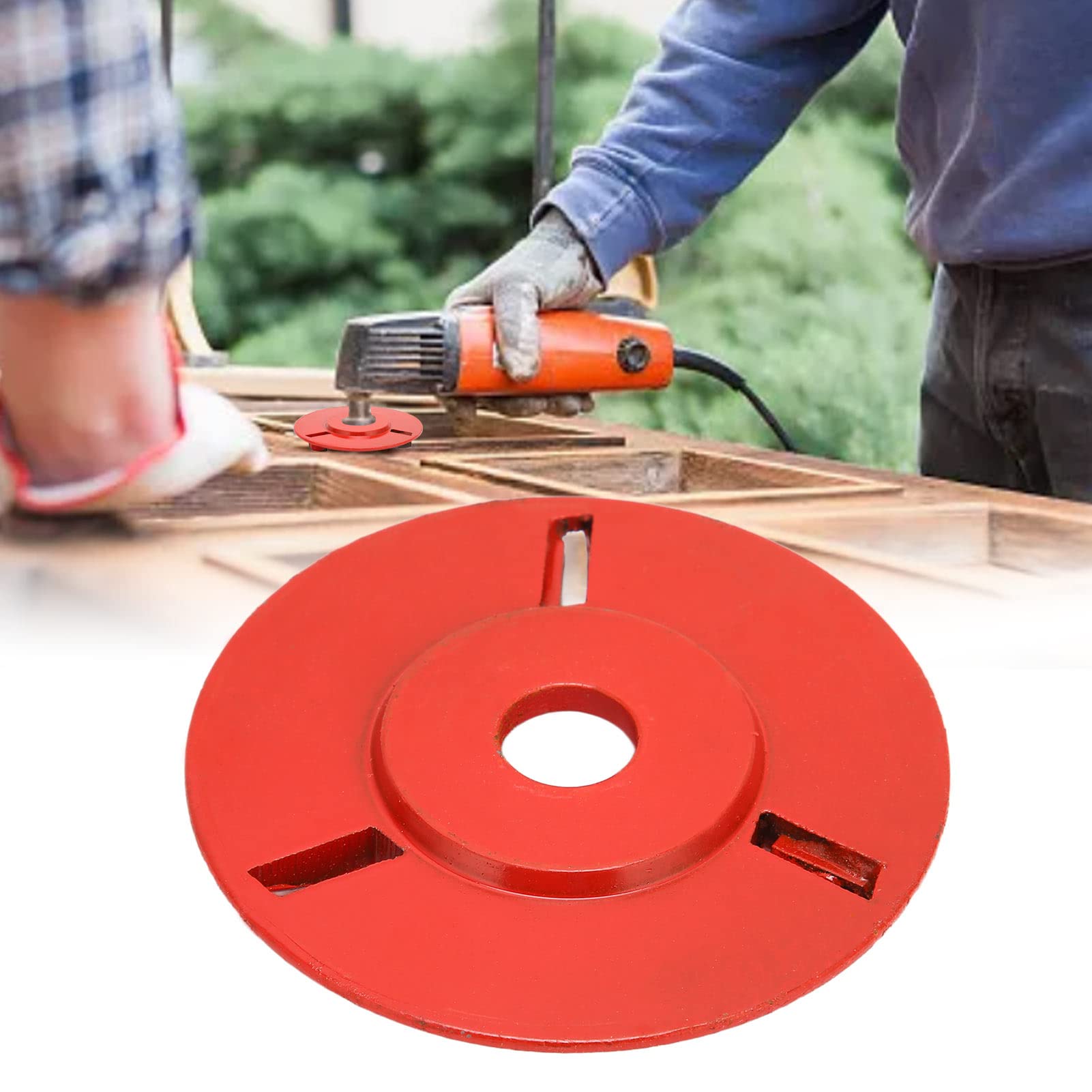 Woodworking Milling Cutter Tools - 3 Teeth Power Wood Carving Disc & Turbo Carving Blade for Angle Grinder | Perfect for Coffee Table, Tea Table & DIY Woodworking Projects