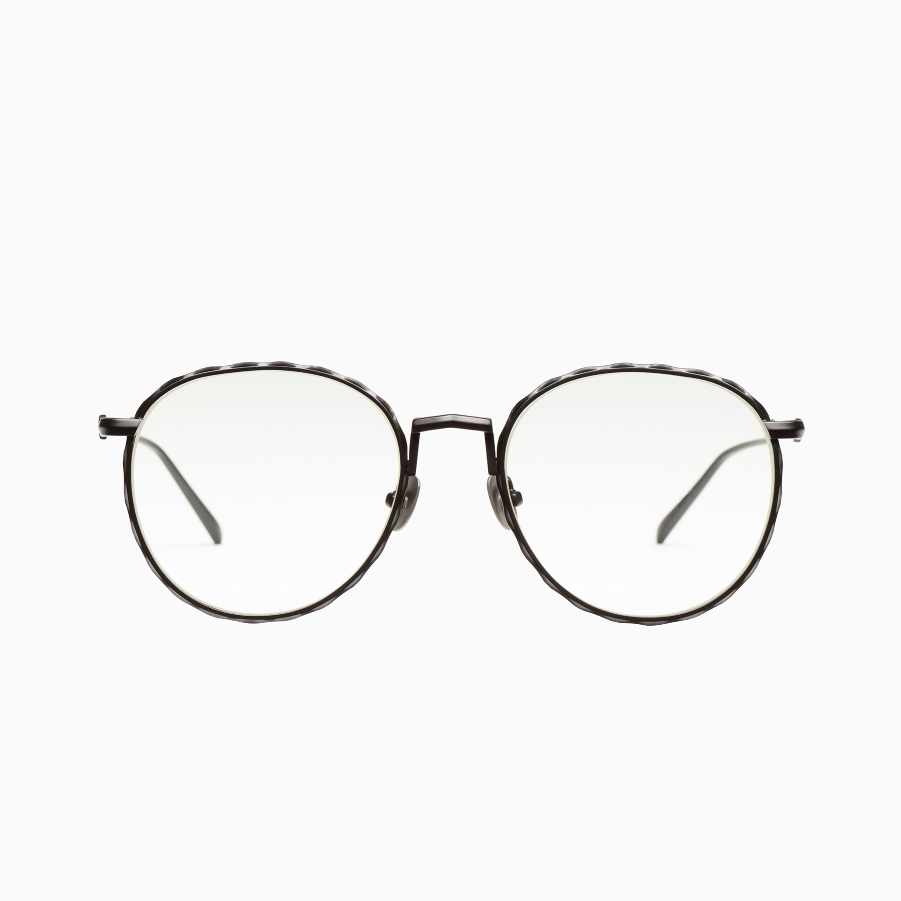 Matte Black Titanium / Clear Blue Blocker Lens