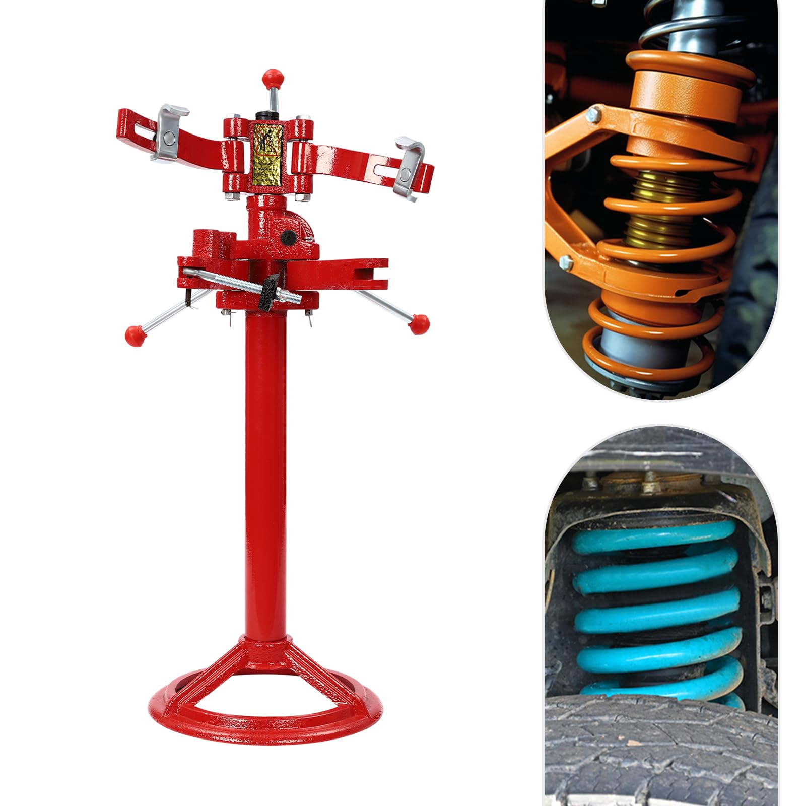 Heavy Duty Vertical Car Spring Compressor Tool - Adjustable Height 35.5