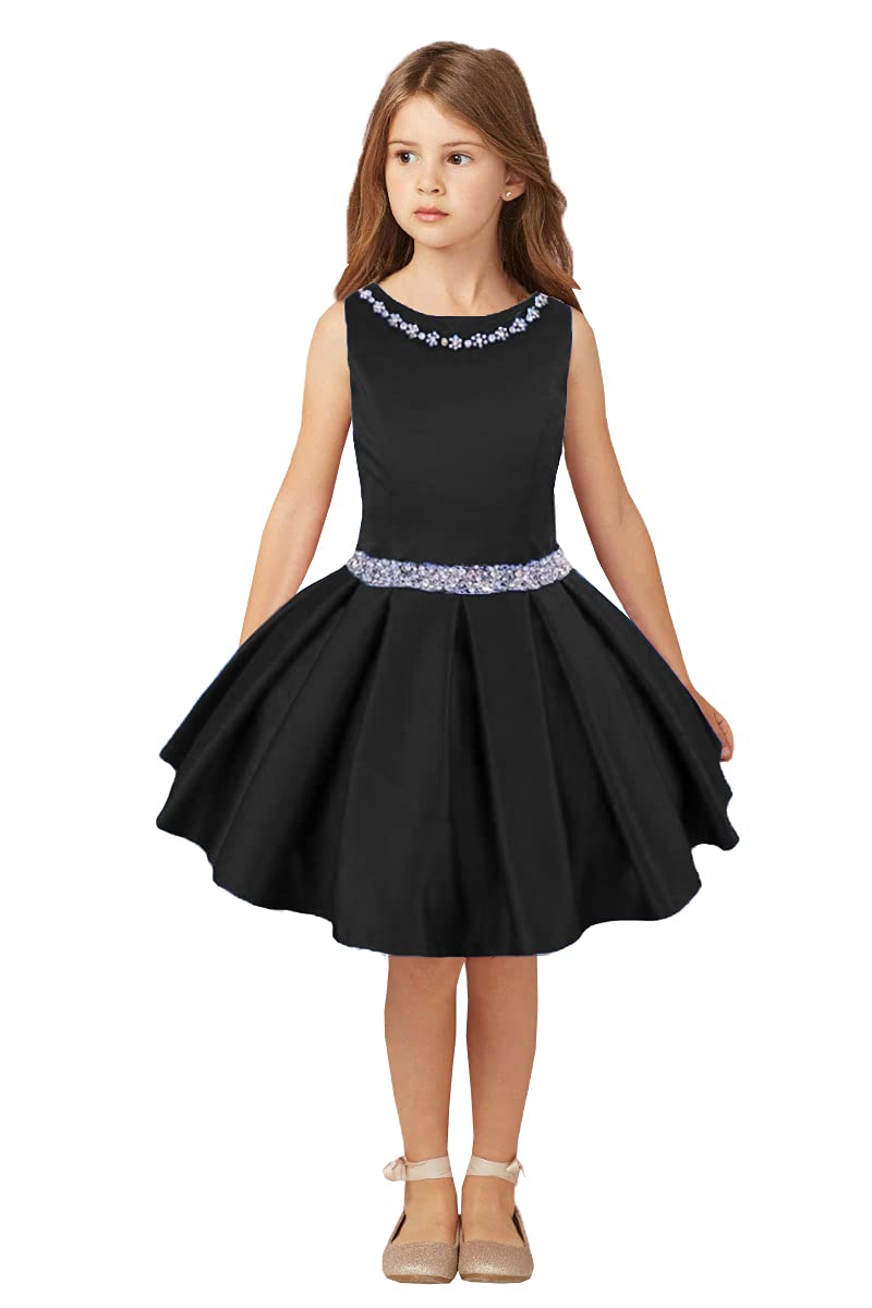 Girls' Formal Pageant Interview Dress - Knee-Length Suit for Kids' Special Occasions | Perfect for Pageants, Interviews, Parties & School Events