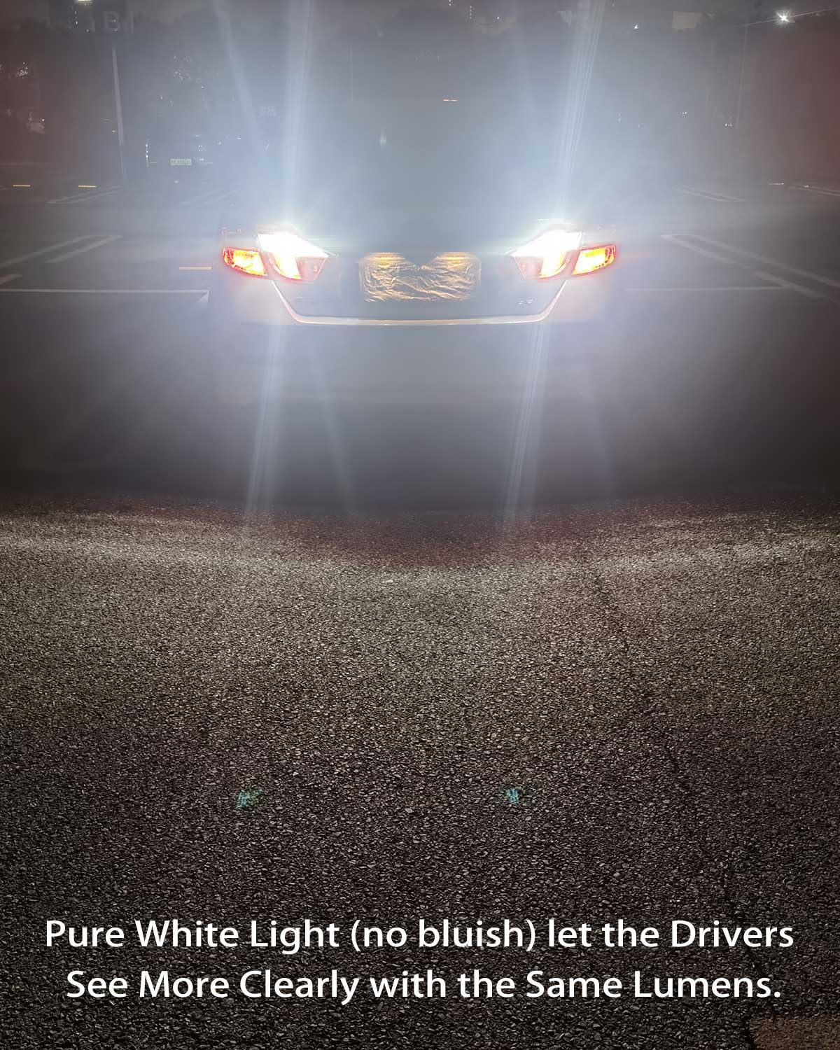 921 LED Reverse Light Bulb - Super Bright 912 Backup Lamp W16W for Cars, Pickup Trucks - 6000K White, CAN-BUS Error Free, T15/T16 Plug & Play, 12V DC, 3200 Lumens (2-Pack) - Perfect for Night Driving, Parking & Enhanced Safety