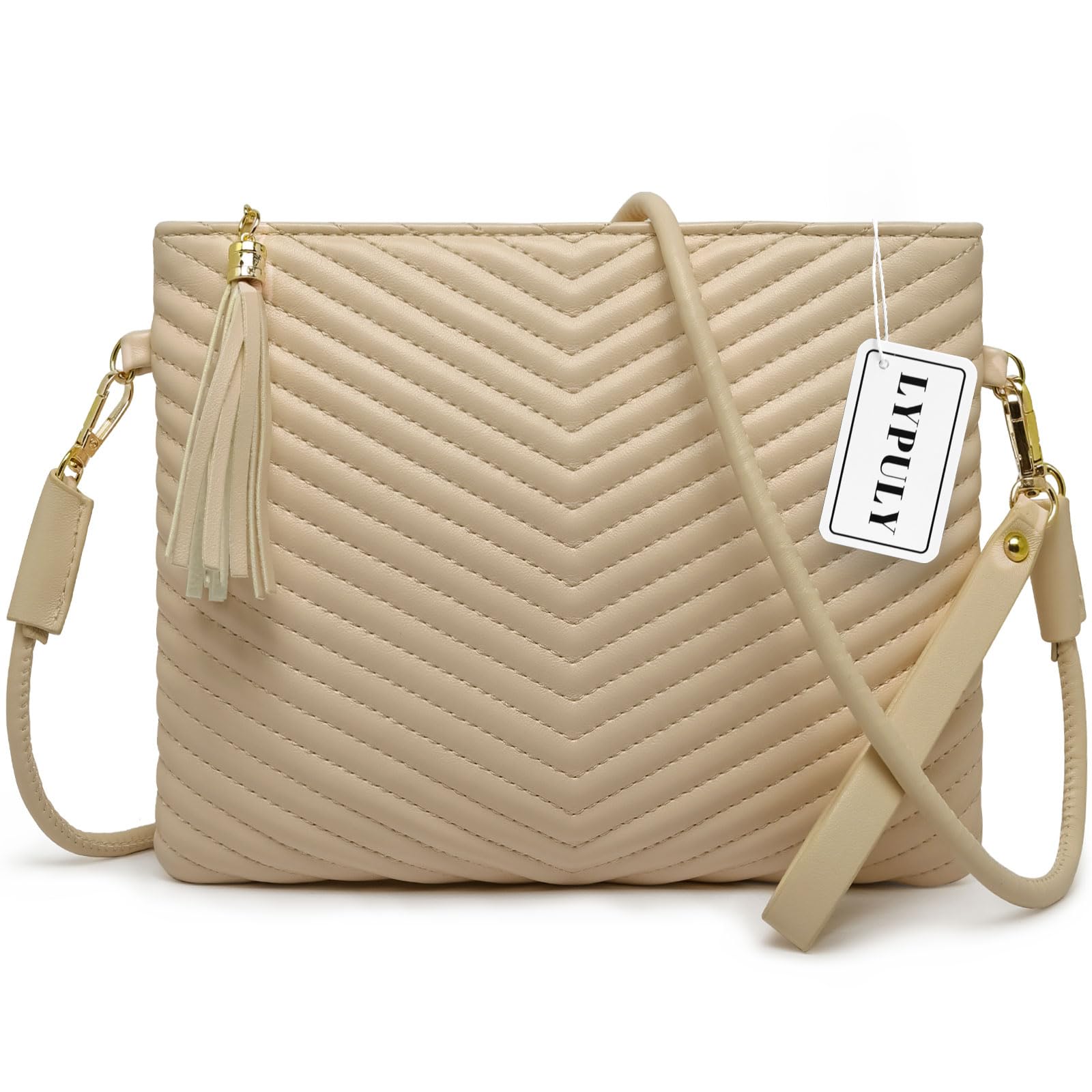 LYPULY Vegan Leather Crossbody Bag for Women - Stylish Shoulder Purse for Daily Use