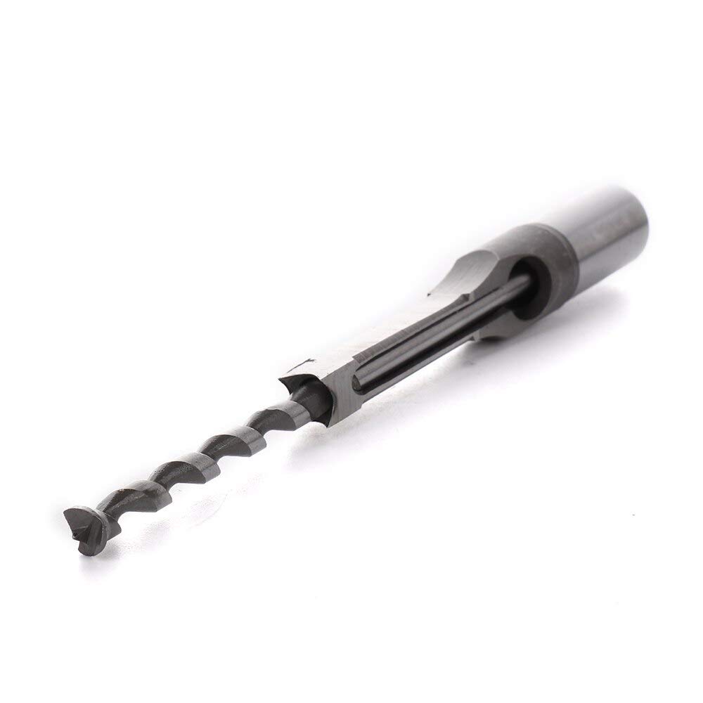 10mm & 16mm Square Hole Mortiser Drill Bit Set - Woodworking Power Tool for Electric Drills - Perfect for Cabinet Making, Furniture Repair, and DIY Wood Projects