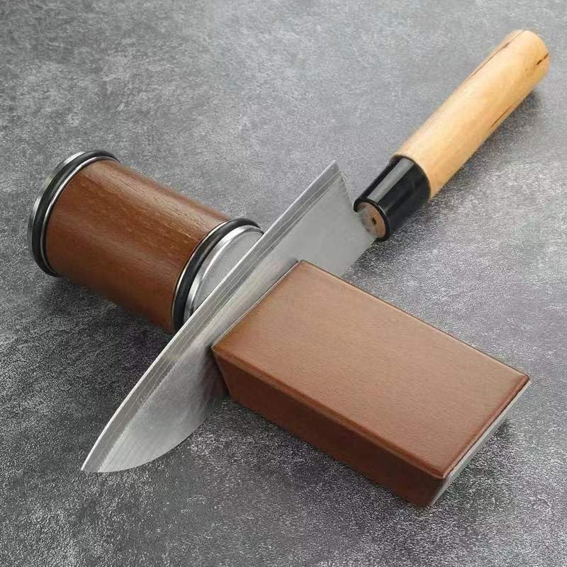 Premium Rolling Knife Sharpener Kit with 4 Diamond & 2 Corundum Discs - 15° & 20° Magnetic Angle Guide for Kitchen Knives - Work Sharp Professional Sharpening System (SET-B) - Perfect for Home Chefs & Professional Cooks to Maintain Razor-Sharp Blades