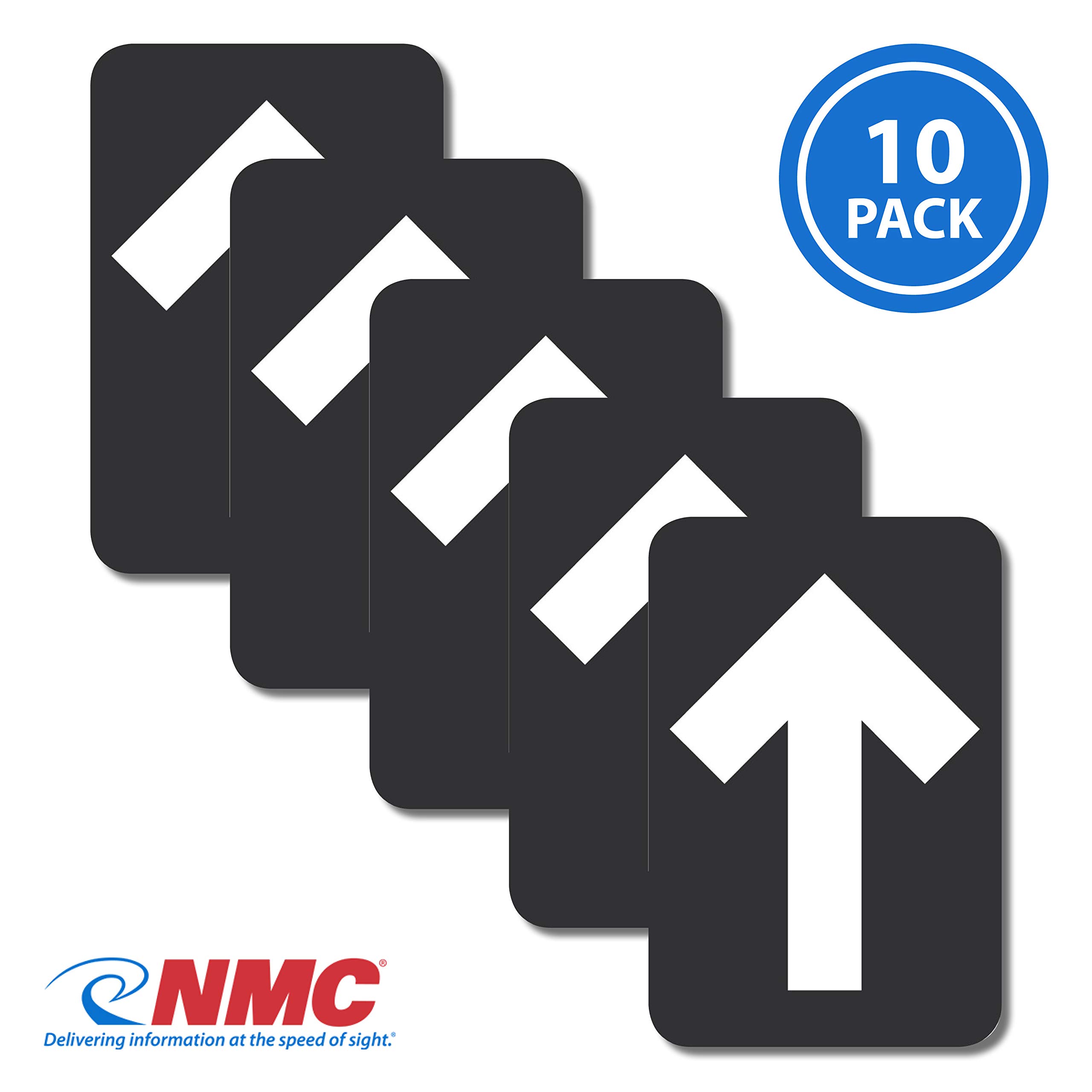 NMC WFS85ABK Directional Arrow Floor Sign - 6
