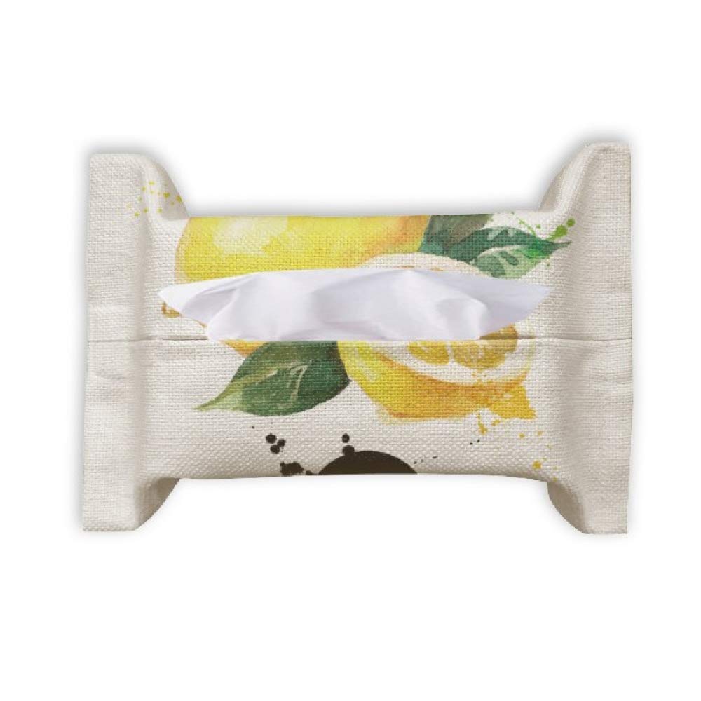 Lemon Fruit Scented Watercolor Paper Towels - Soft Facial Tissues, Eco-Friendly Napkins for Kitchen, Bathroom & Travel | Bulk Pack