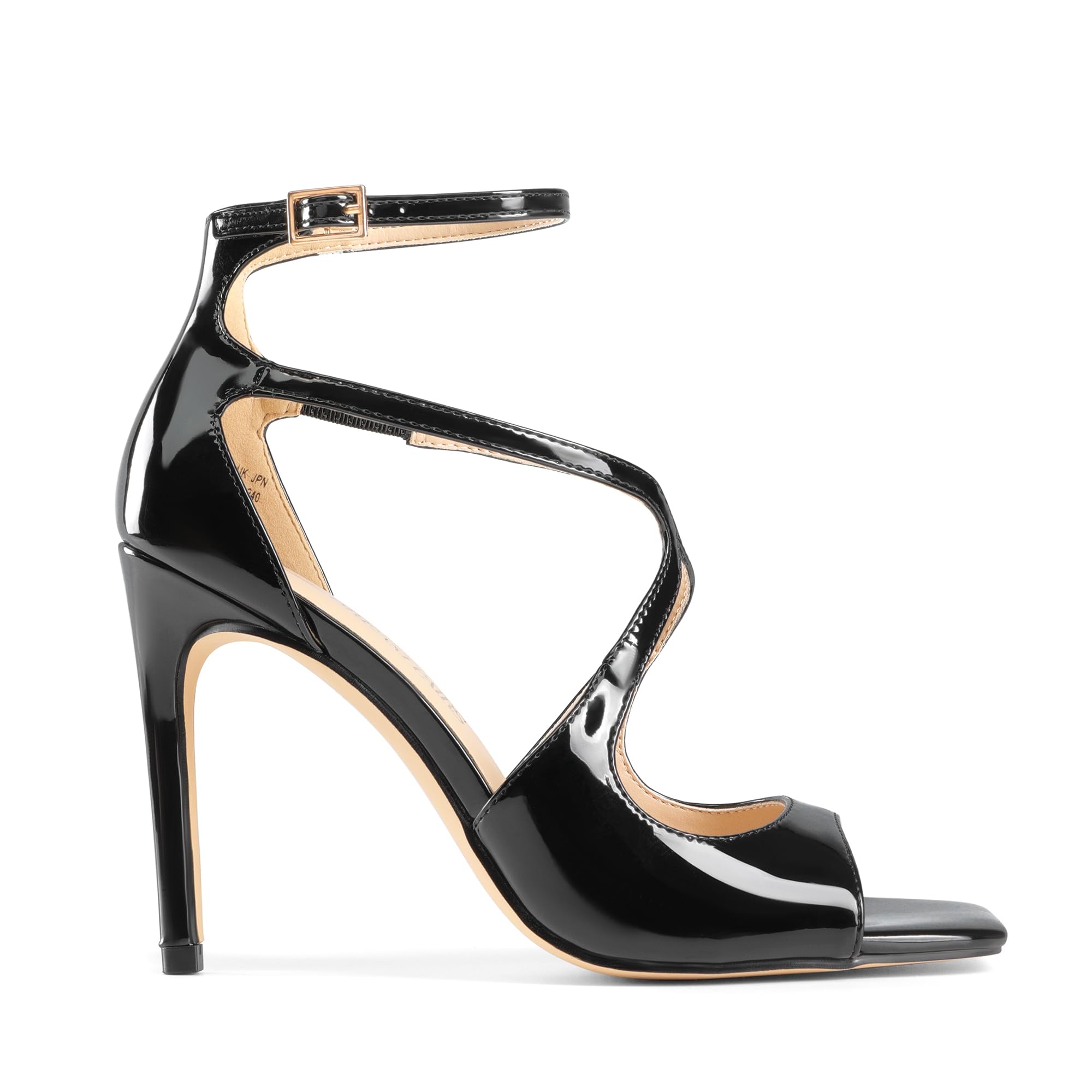 DREAM PAIRS Women's High Heels - Sexy Cross Strap Open Toe Stiletto Sandals for Party, Wedding & Evening Dress | Stylish & Comfortable Women's Dress Shoes