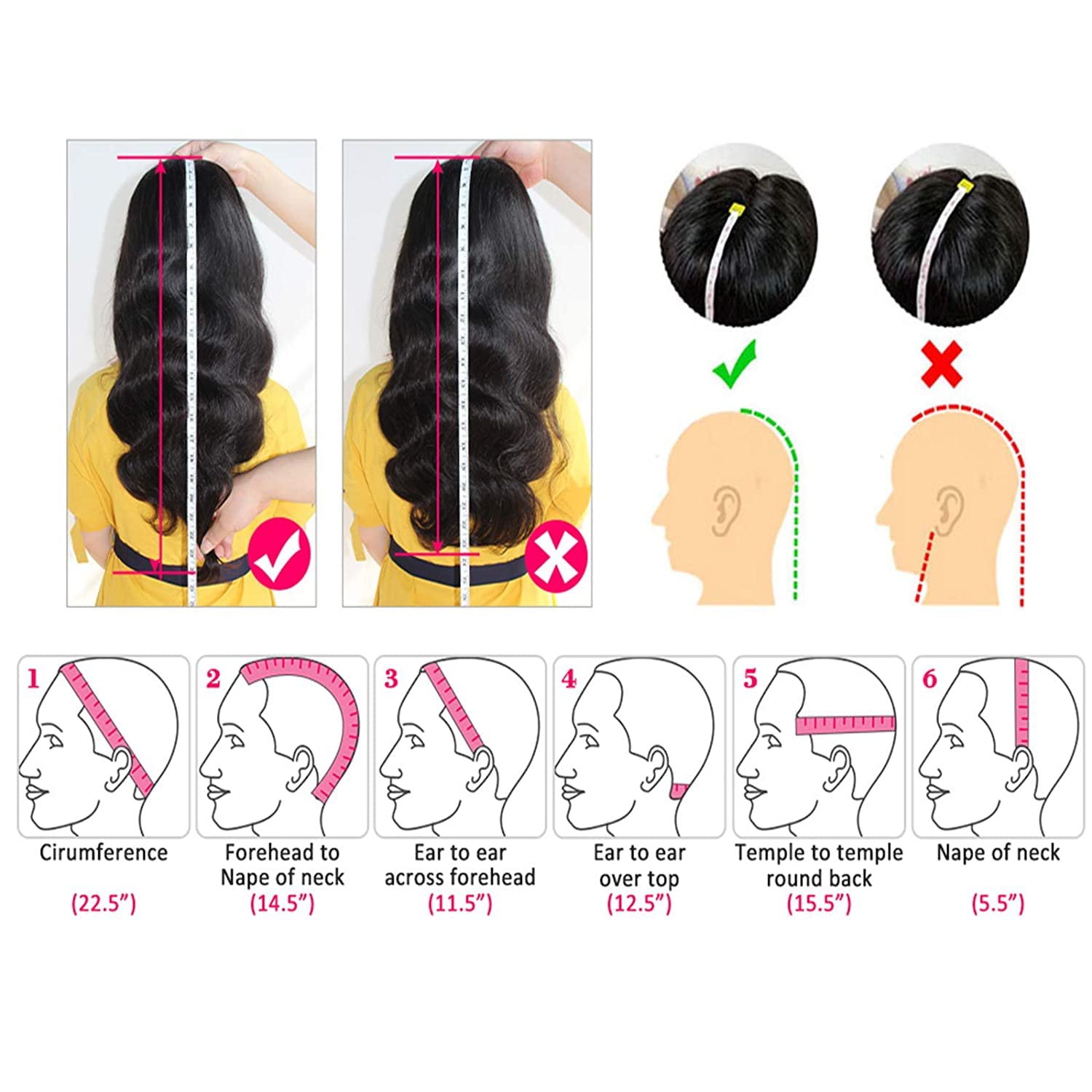 Premium HD 4x4 Lace Front Wigs Human Hair for Black Women - 20 Inch Brazilian Virgin Body Wave Lace Closure Wig with Pre-Plucked Baby Hair, Bleached Knots & 180 Density | Glueless & Comfortable for Daily Wear, Parties & Special Occasions