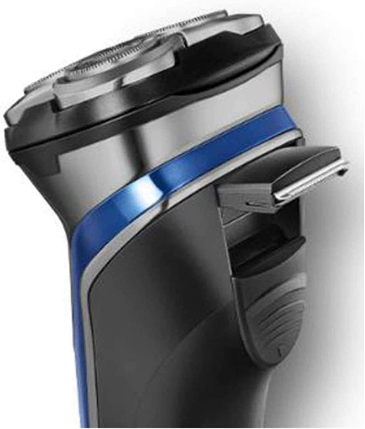 Rechargeable Electric Razor for Men - 100% Waterproof Wet & Dry Rotary Shaver with Pop-Up Trimmer & LED Display - Perfect for Travel, Gym & Daily Shaving