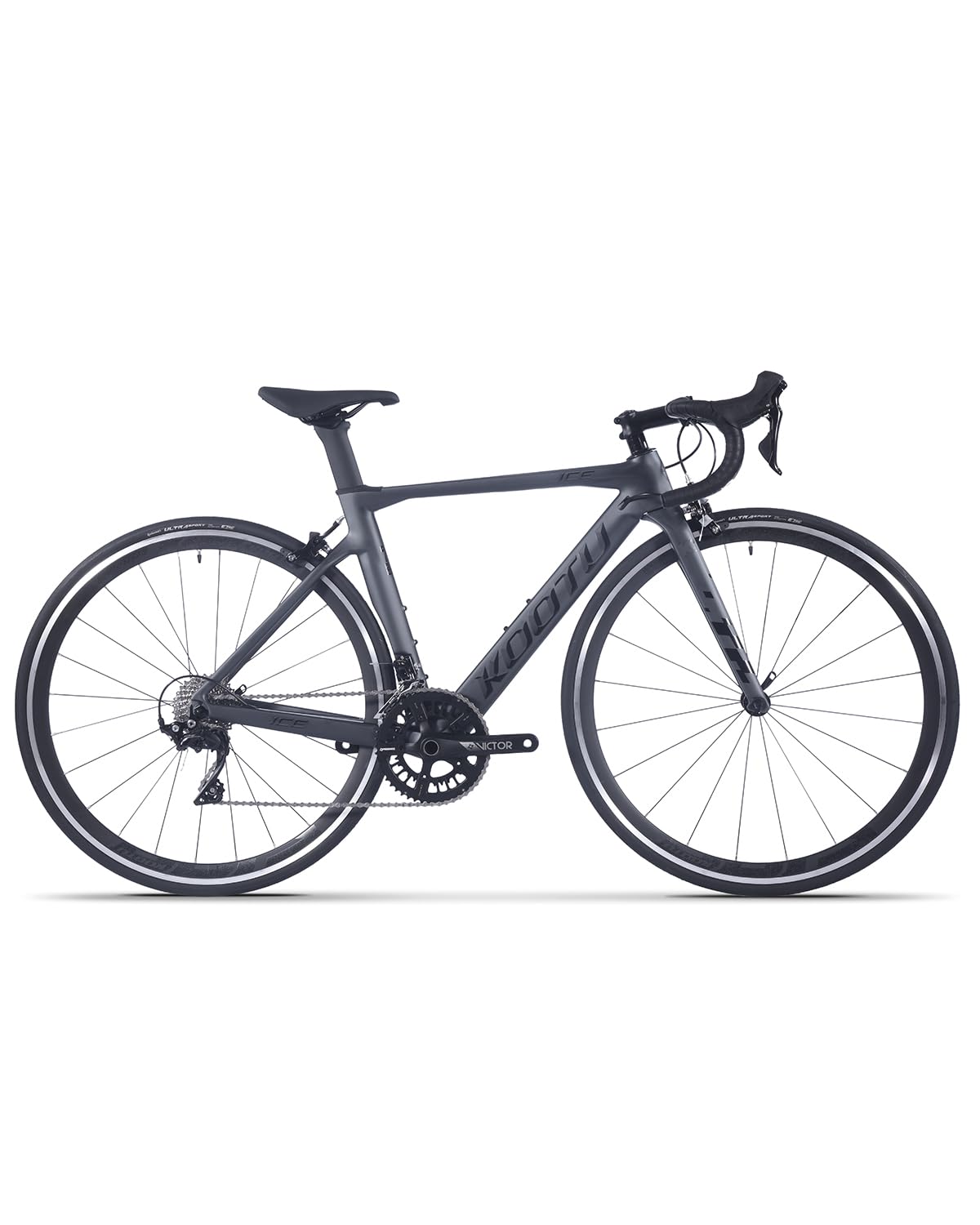 KOOTU 700C Carbon Road Bike - Shimano 105 R7000 22-Speed Groupset - Ultra-Light Commuter & Racing Bicycle for Men & Women - Perfect for Urban Commuting, Long-Distance Cycling & Road Racing