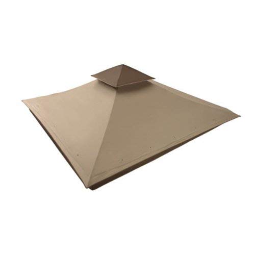 Garden Winds Replacement Canopy for Garden Treasures S-J-109 Gazebo - Standard 350 - Beige - Perfect for Outdoor Patio, Backyard, and Garden Shade Protection