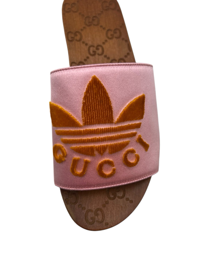 Gucci x Adidas GG Platform Sneakers Women's Size 35.5 (US 5.5) - Luxury Designer Athletic Shoes for Casual Wear & Street Fashion