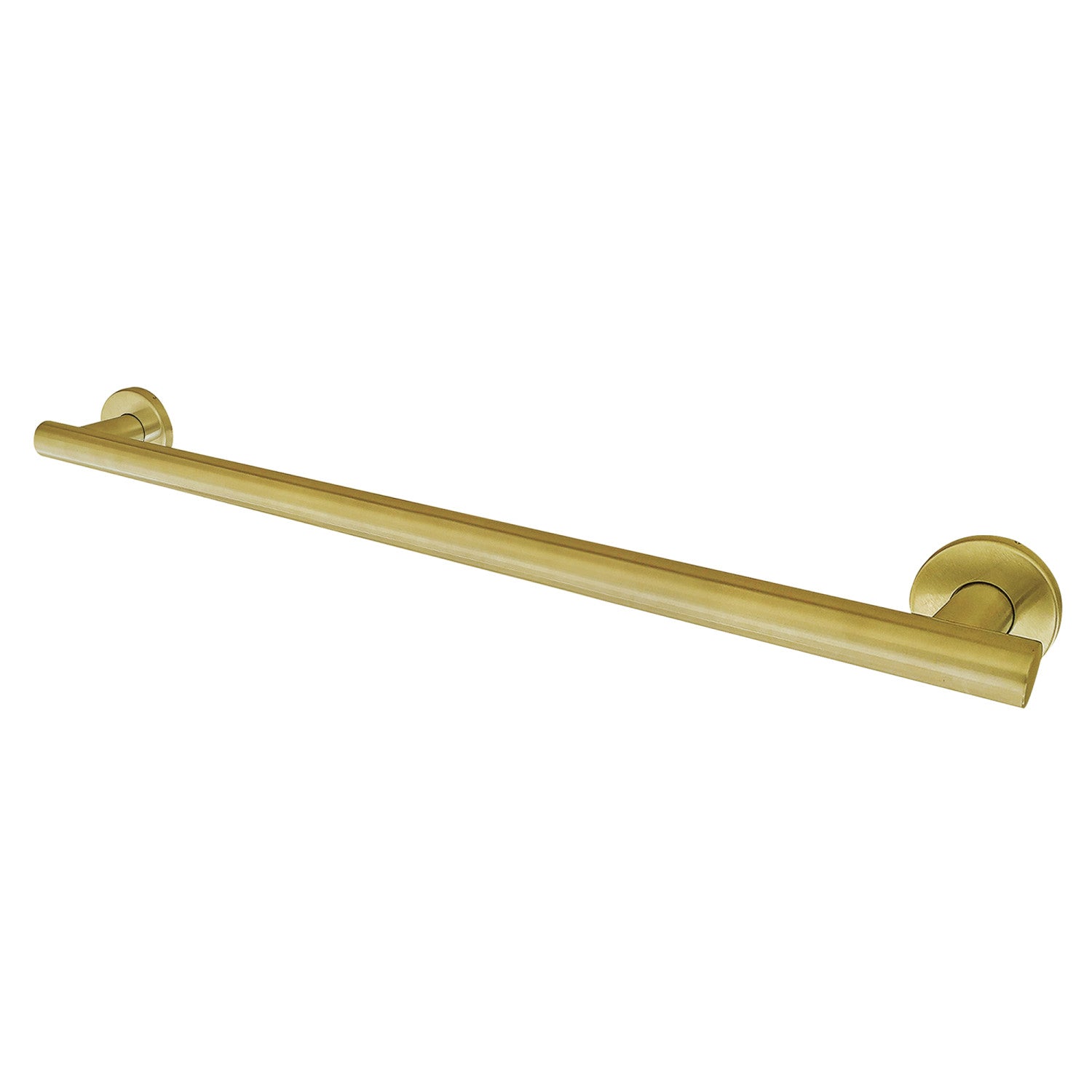 Berwyn Thrive In Place GBS1432CS7 32-Inch Stainless Steel Grab Bar - 1-1/4 Inch OD, Brushed Brass Finish - Bathroom Safety Handle for Seniors & ADA Compliance - Perfect for Showers, Bathtubs & Toilets