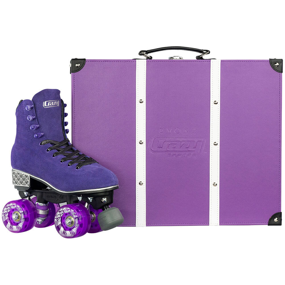 Crazy Evoke Roller Skates for Adults - Lightweight Outdoor & Indoor Quad Skates with Comfortable Boots for Women & Men - Perfect for Rink, Park, Street Skating & Fitness
