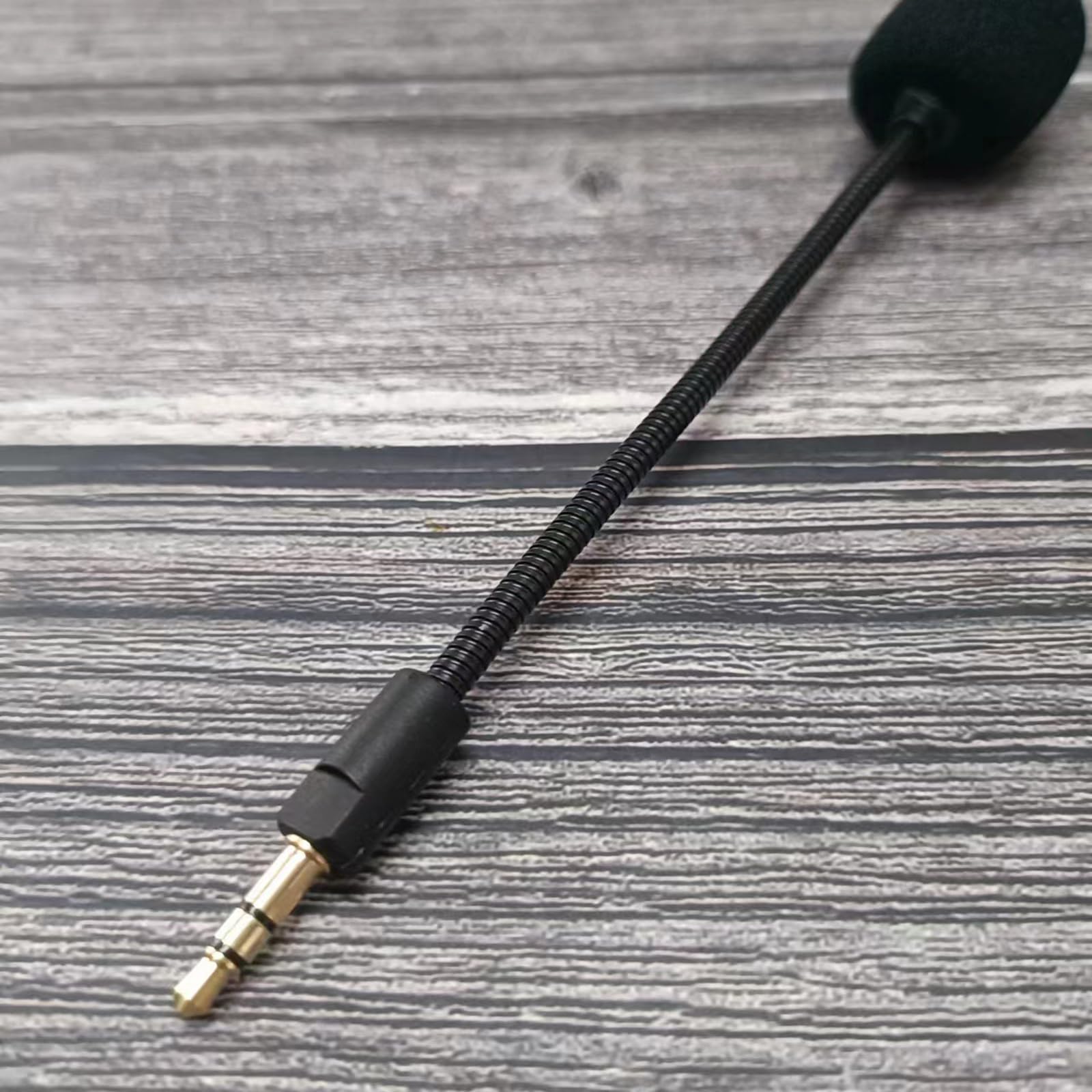 Detachable 3.5mm Boom Microphone for BarracudaX Headset - Plug & Play Windproof Foam Mic with Noise Cancellation - Flexible & Stylish Design for Gaming, Streaming & Online Meetings