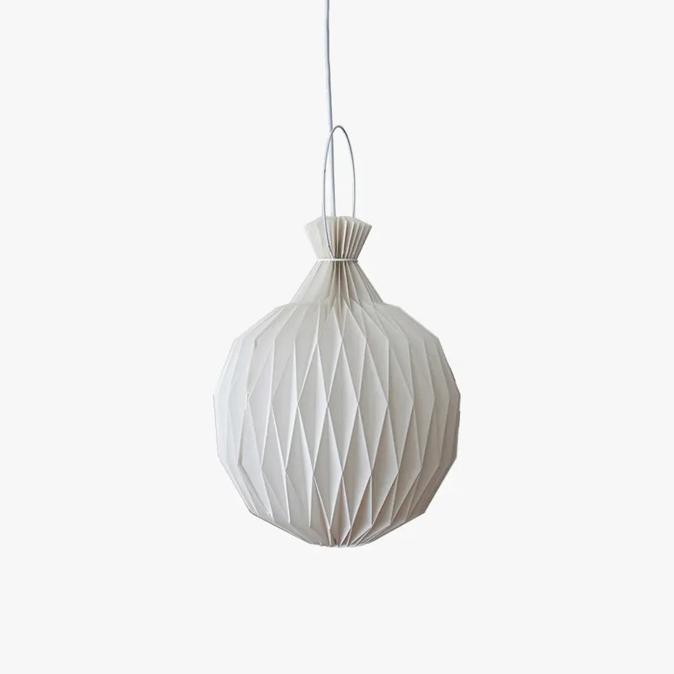 Modern White Spherical Pendant Light - Elegant Ceiling Lamp for Living Room, Dining Room, Bedroom & Kitchen | Dimmable Hanging Light Fixture for Home Decor