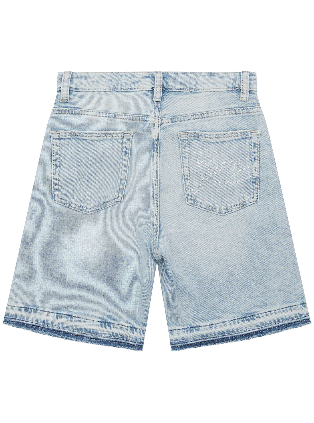 Blue Denim Shorts for Women & Girls (Size 7-16) - Comfortable Stretch Jean Shorts for Summer, Casual Wear & Outdoor Activities