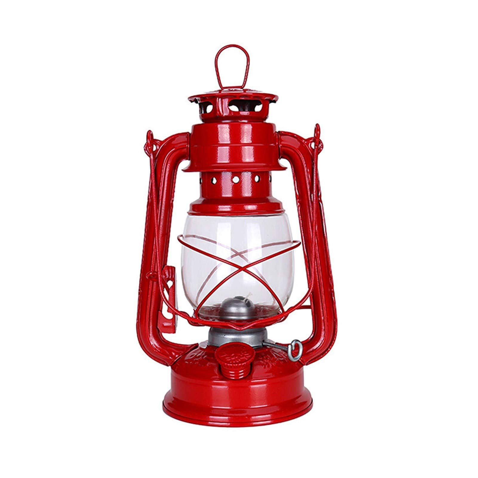 HUACHEN-LS Solar Powered Outdoor Decorative Lights - 25cm Vintage Style Kerosene Lantern with 235 Dimmable LEDs (6 Color Options) for Garden, Patio, Pathway & Indoor Decor