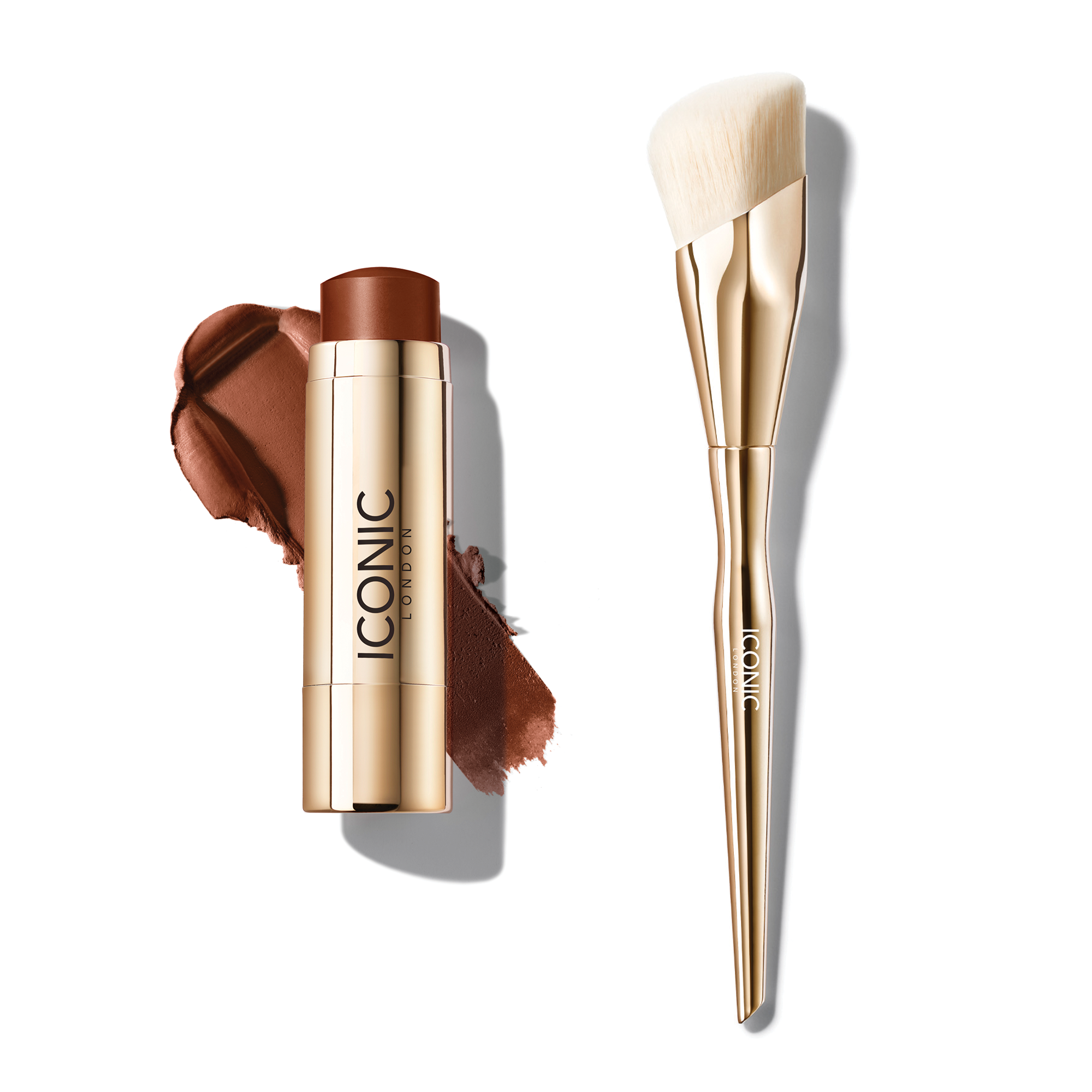 Creamy Contour Duo Stick - Highlighter & Bronzer for Face Contouring - Perfect for Everyday Makeup & Professional Looks
