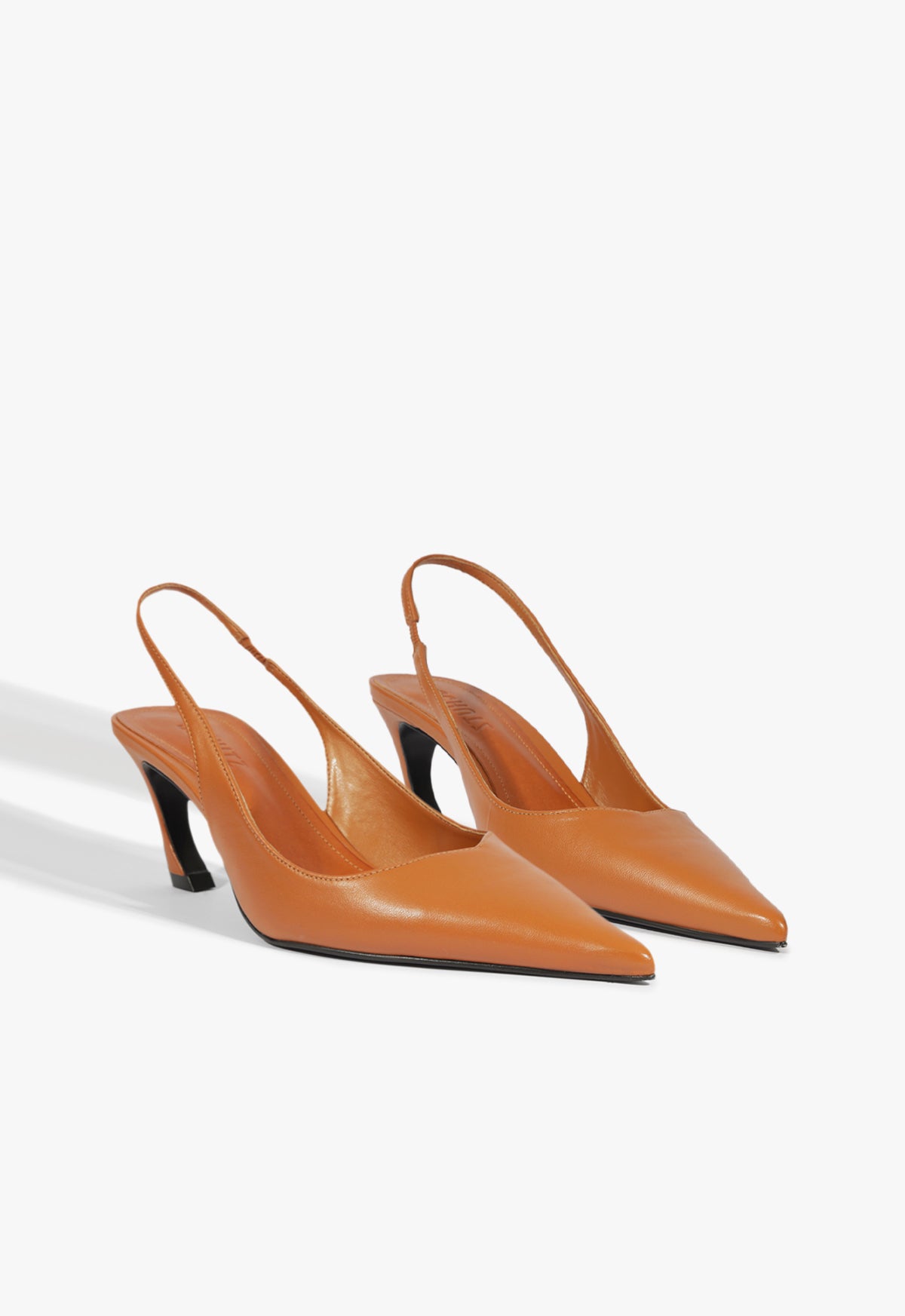 Lexi Mid Heel Sculptural Brown Pump Shoes for Women - Elegant & Comfortable Dress Shoes for Work, Party & Special Occasions