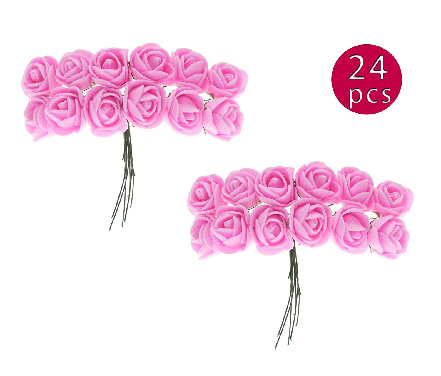 BOXO Wedding Hair Pins - Floral Hair Clips for Women, Bridal Hair Accessories, Light Pink Hair Styling Clips (10g, Pack of 1) - Perfect for Weddings, Prom, Parties & Special Occasions