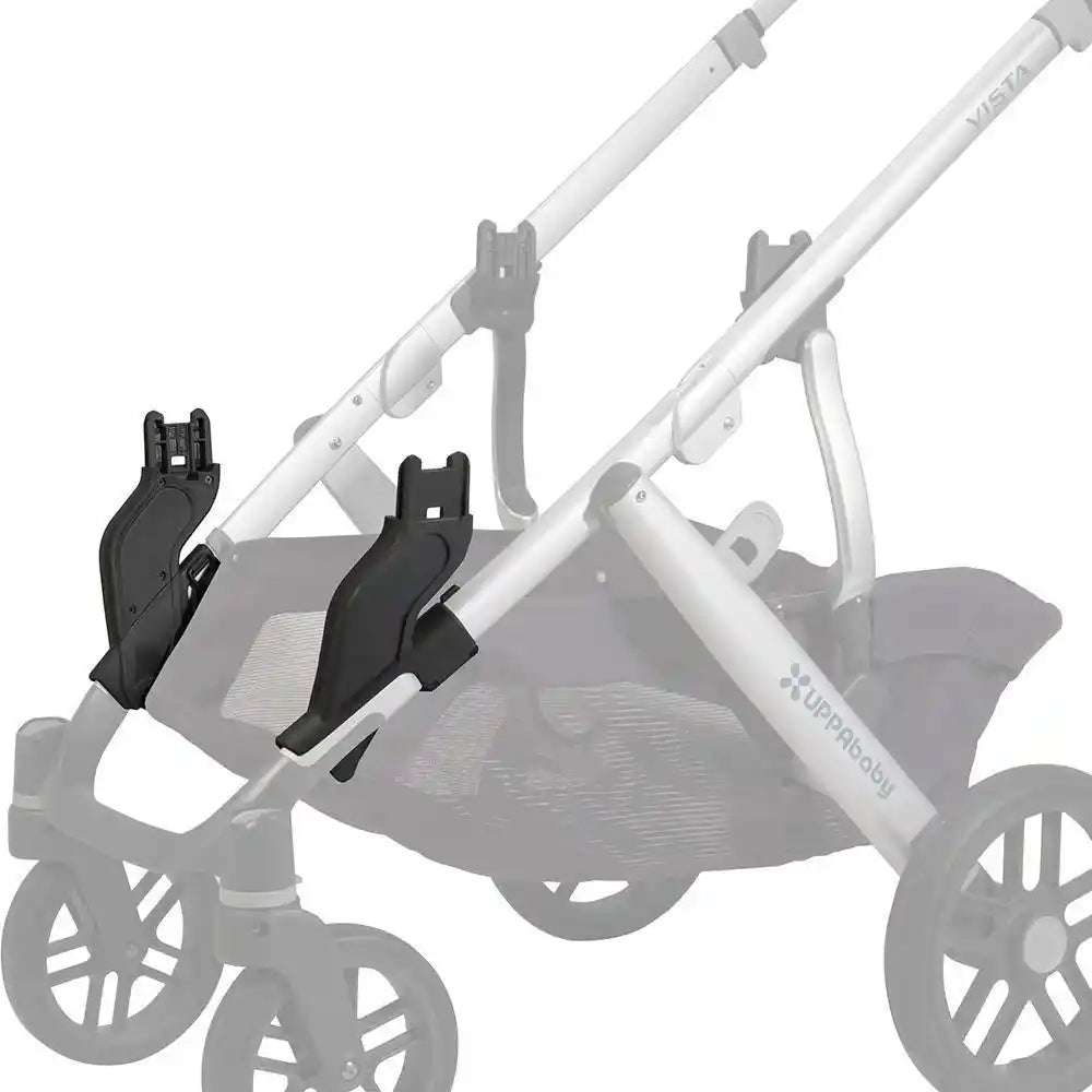 UPPAbaby Vista Lower Adapters - Replacement Parts for Stroller Compatibility | Perfect for Travel, Shopping & Everyday Use with Your UPPAbaby Vista Stroller