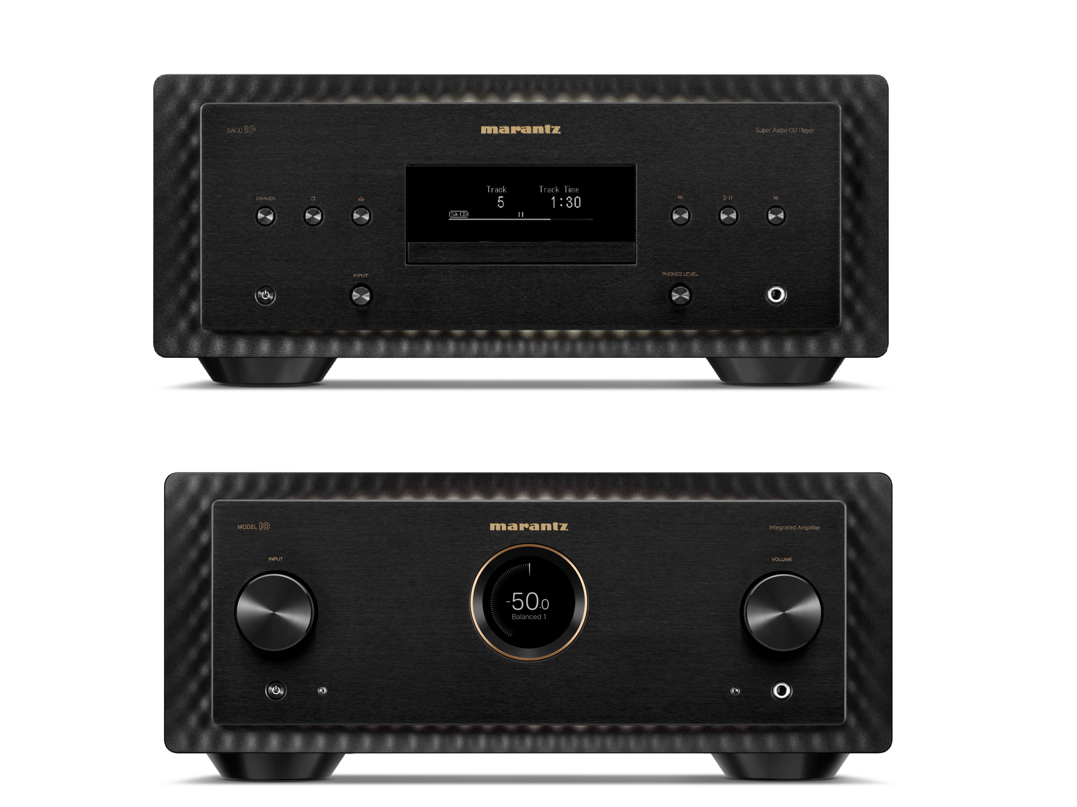 Marantz Model 10 Reference Integrated Amplifier & SACD10 SACD/CD Player Bundle - High-End Audio System for Home Theater & Audiophile Listening Experience