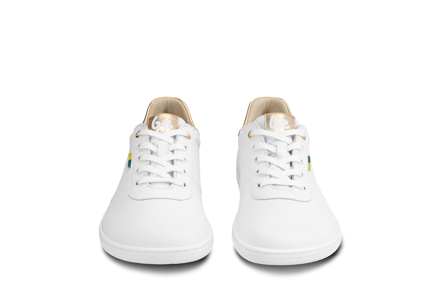 Barefoot Shoes for Women - Be Lenka Royale White & Gold - Minimalist Comfort for Running, Walking & Everyday Wear